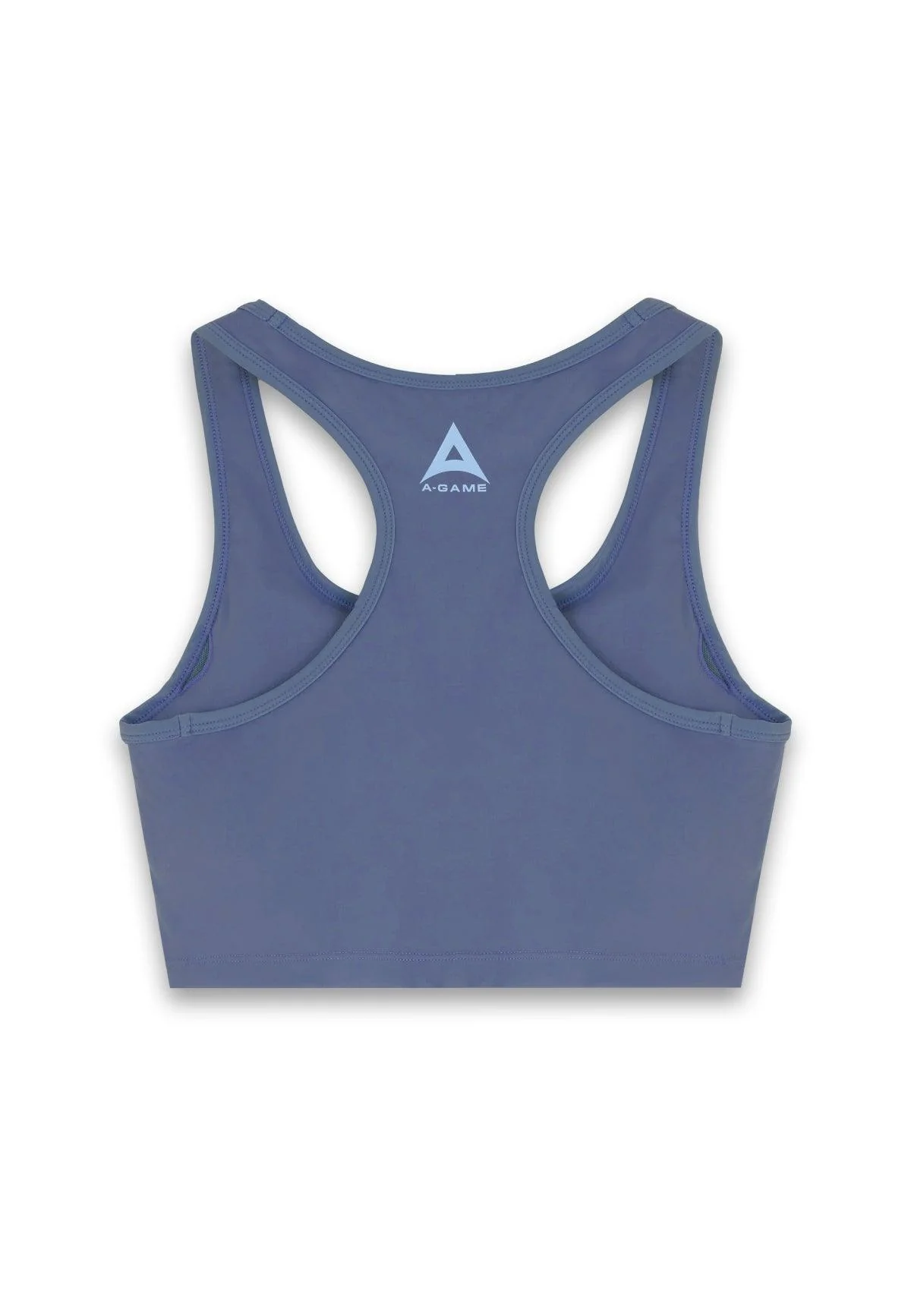 Women's Square Neck Sports Bra - Blue - Image 5