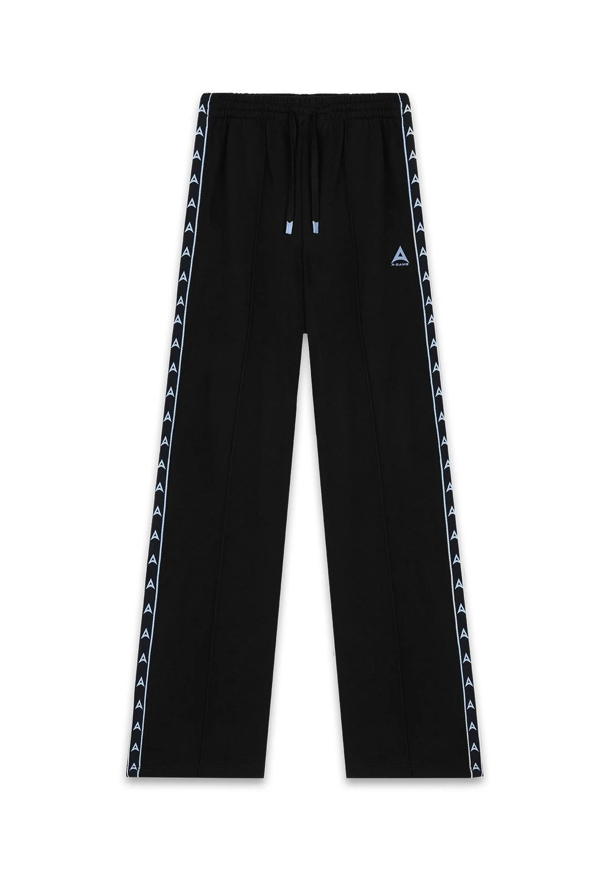 Women's Taped Straight Leg Sweat Pants - Black - Image 5