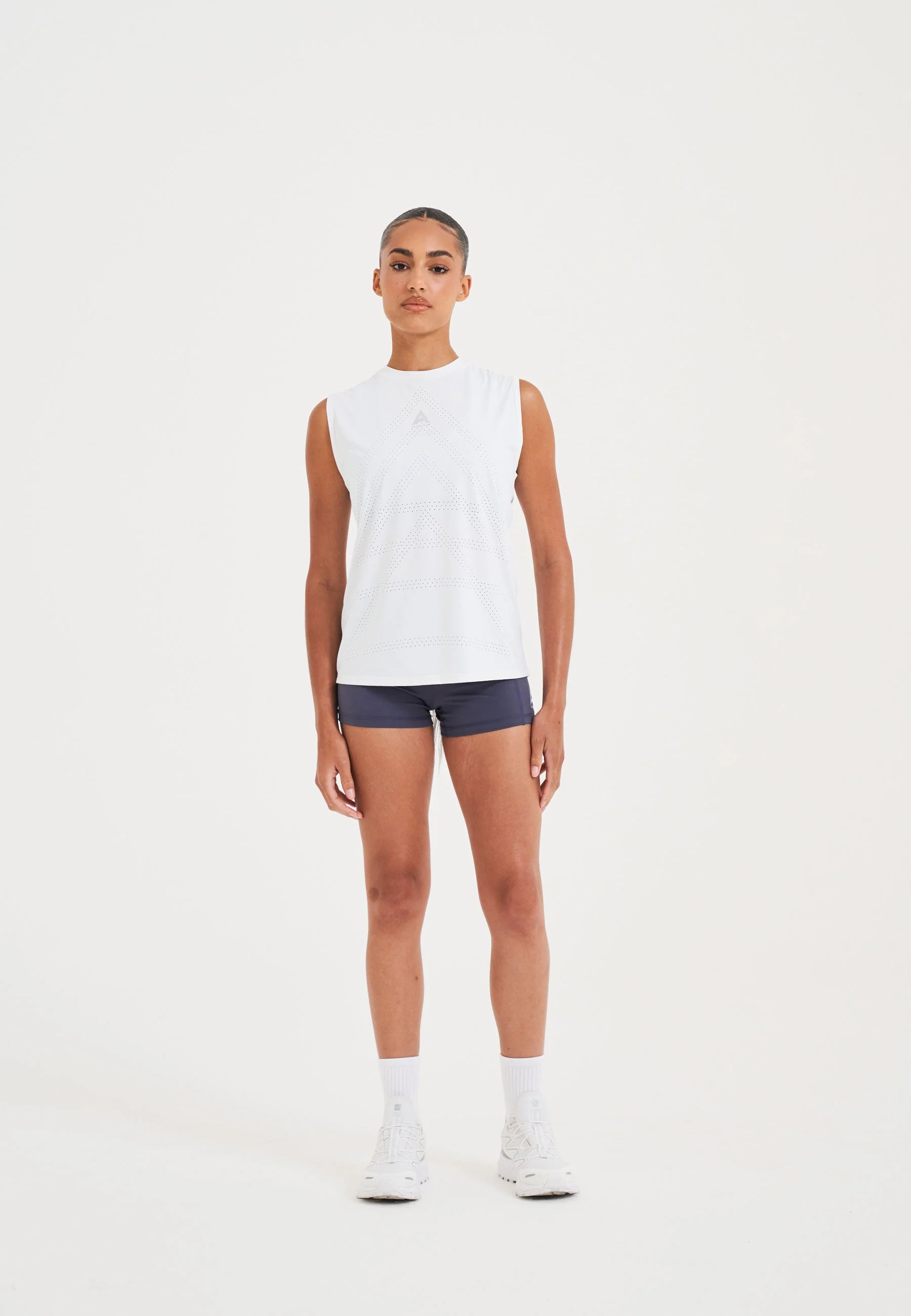 Women's Relaxed Training Vest - White - Image 4