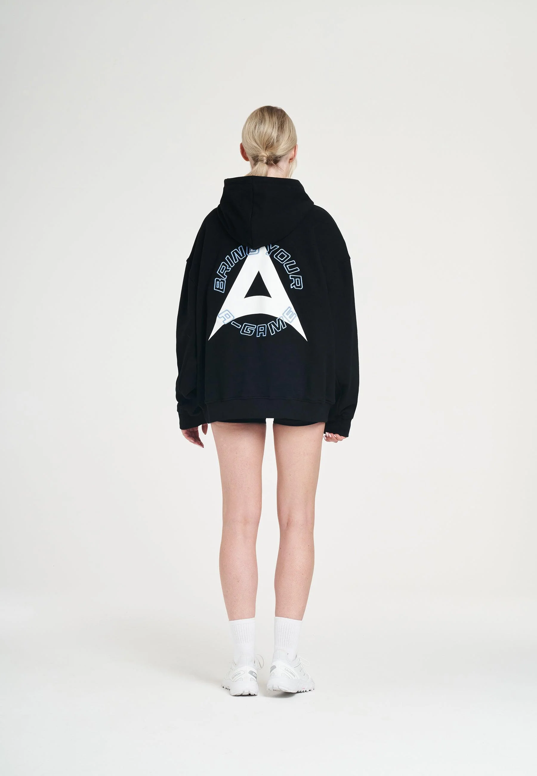 Women's Graphic Hoodie - Black - Image 4
