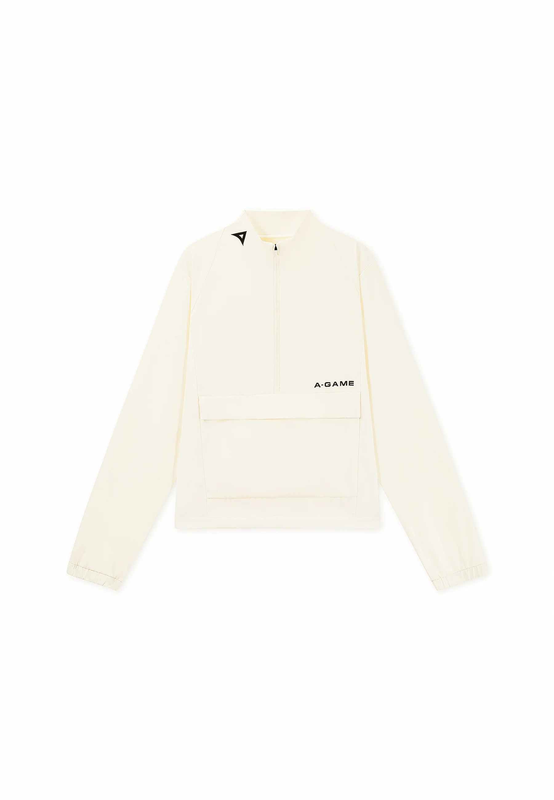 Women's Half Zip Pullover Jacket - Ecru - Image 11