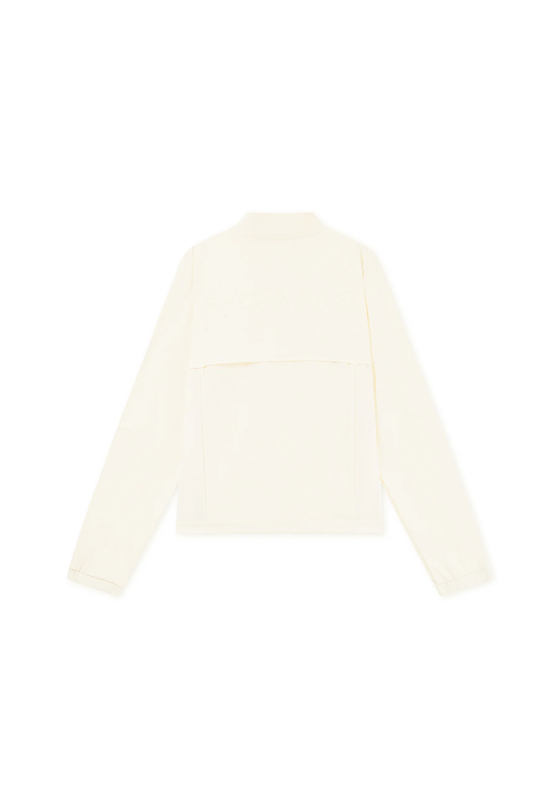 Women's Half Zip Pullover Jacket - Ecru - Image 12