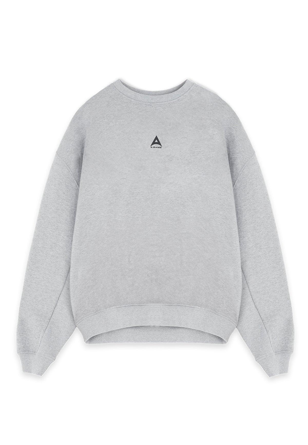 Women's Graphic Sweatshirt - Grey Marl - Image 5