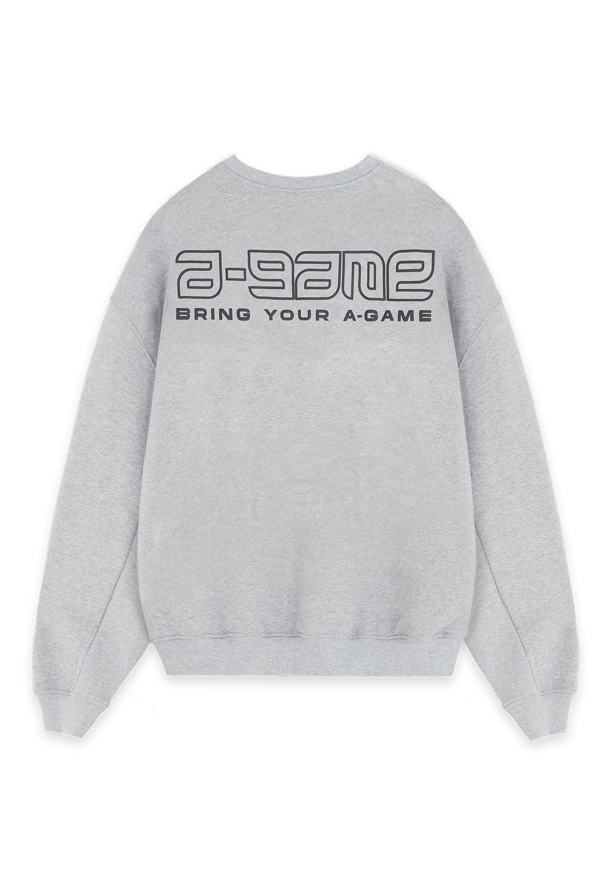 Women's Graphic Sweatshirt - Grey Marl - Image 6