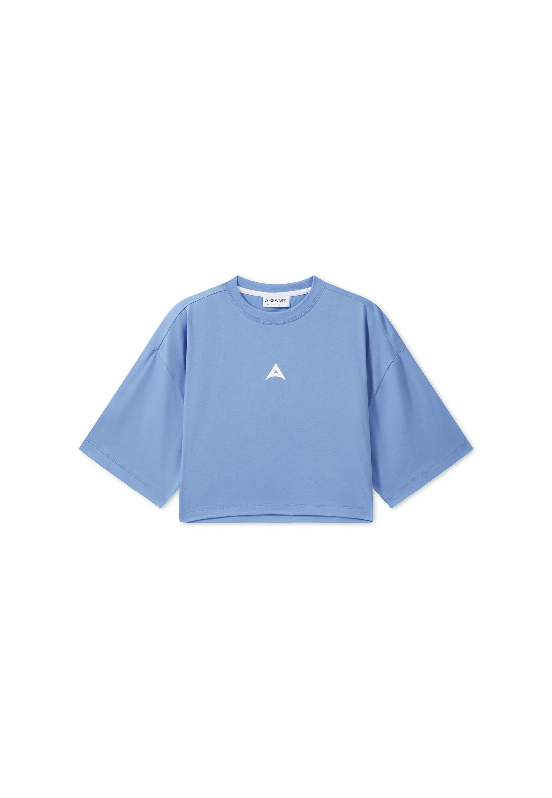 Women's Cropped Graphic T-Shirt - Cornflower - Image 7