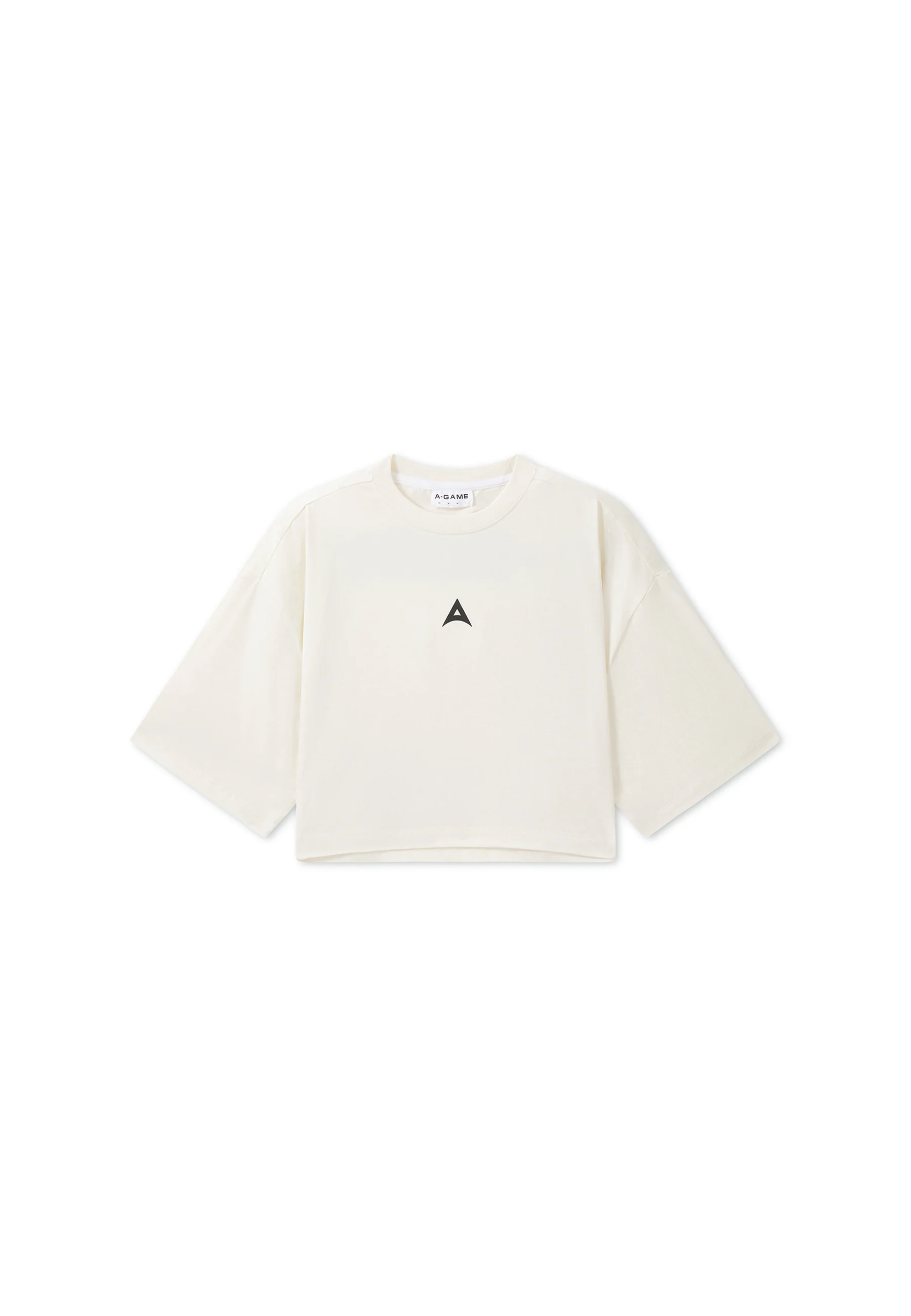 Women's Cropped Graphic T-Shirt - Ecru - Image 7