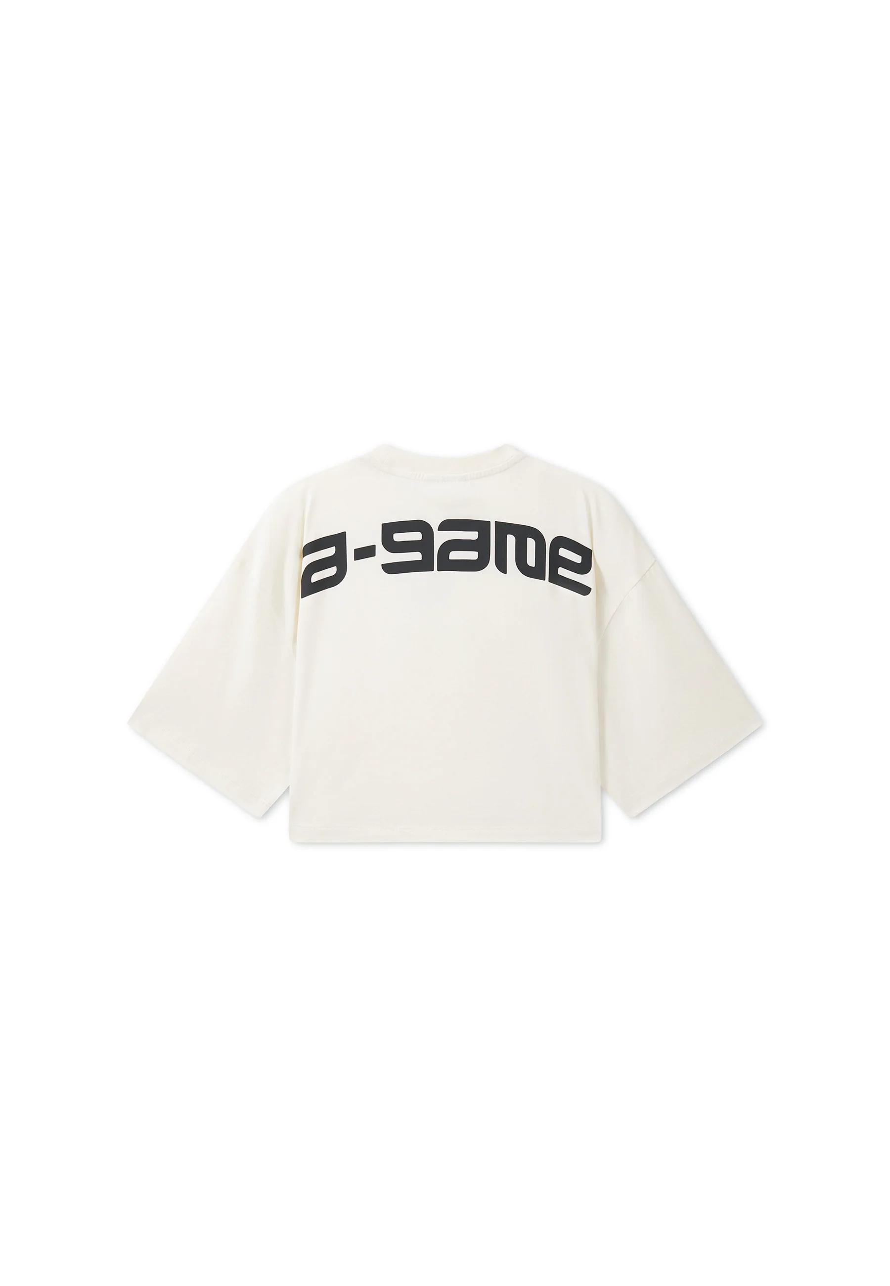 Women's Cropped Graphic T-Shirt - Ecru - Image 8