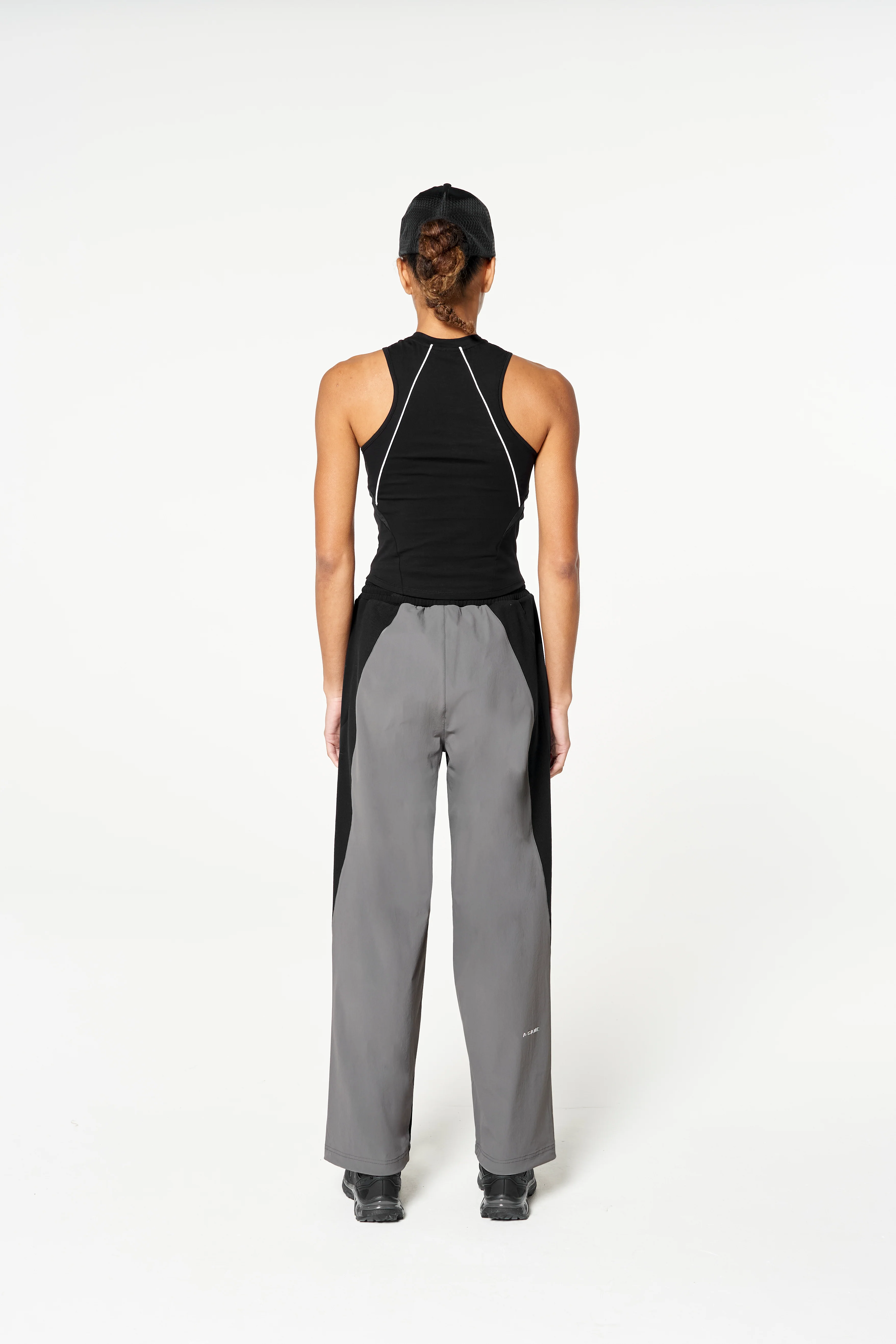 Women's Fitted High Neck Vest - Black - Image 6