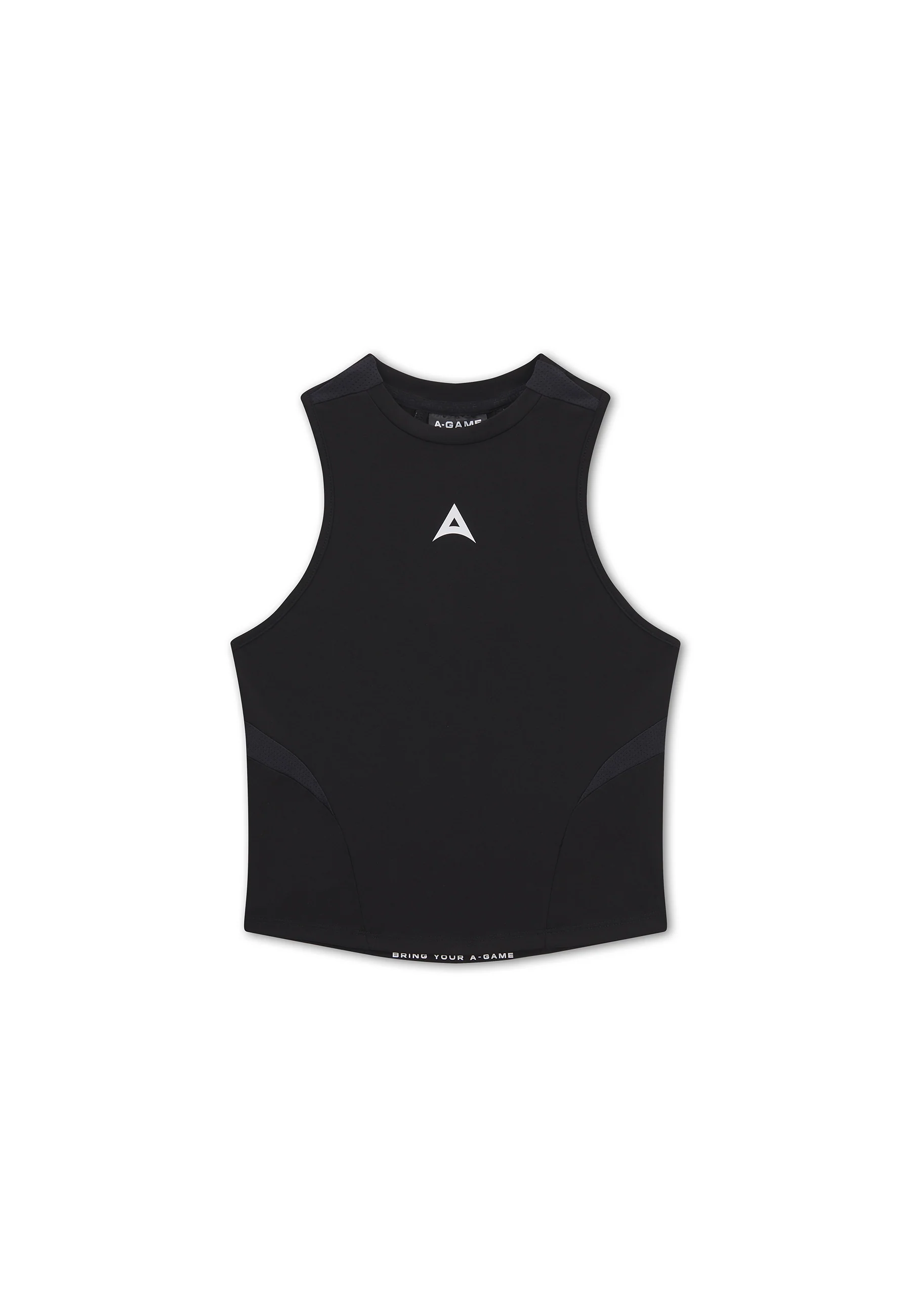 Women's Fitted High Neck Vest - Black - Image 7