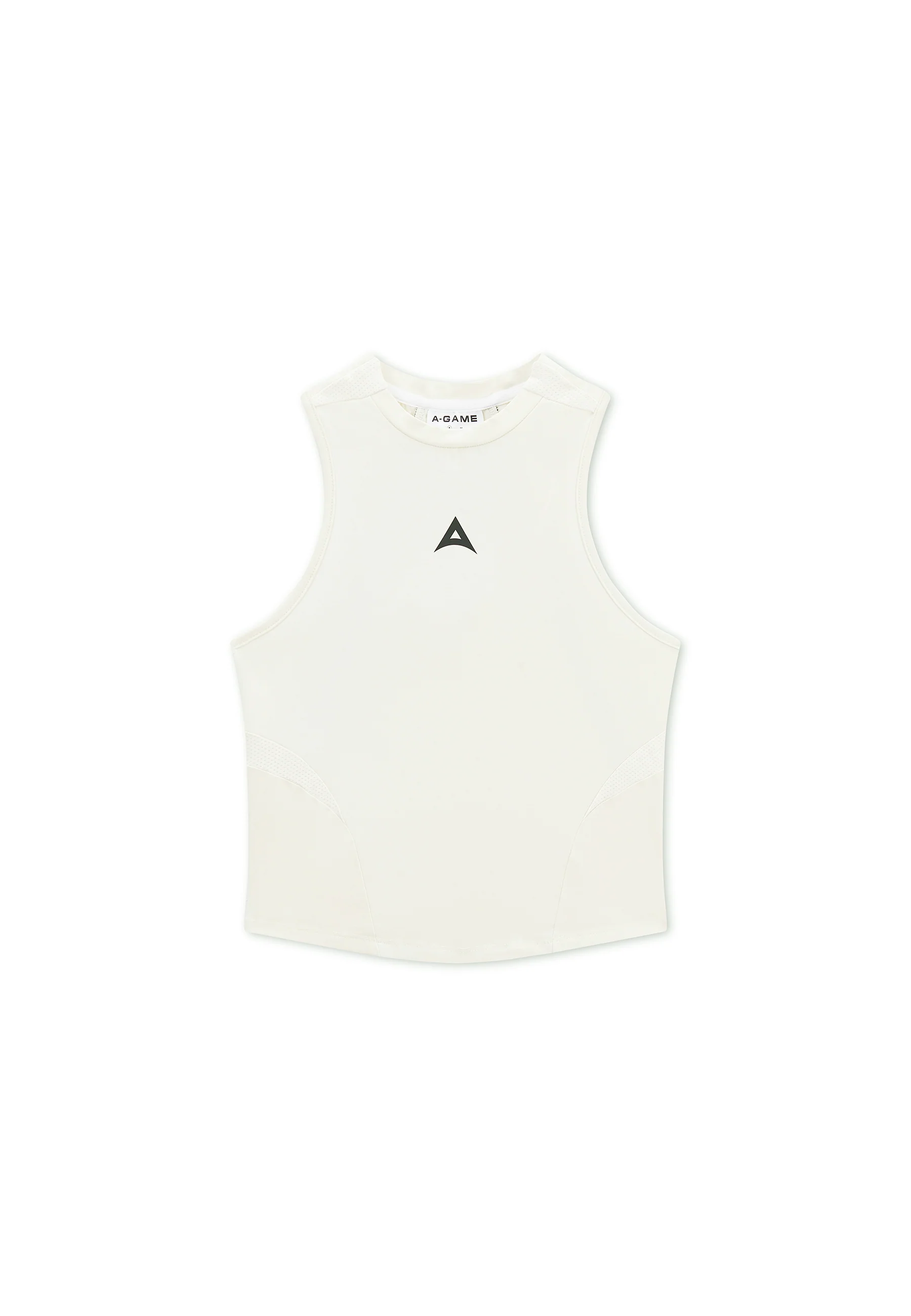 Women's Fitted High Neck Vest - Ecru - Image 7