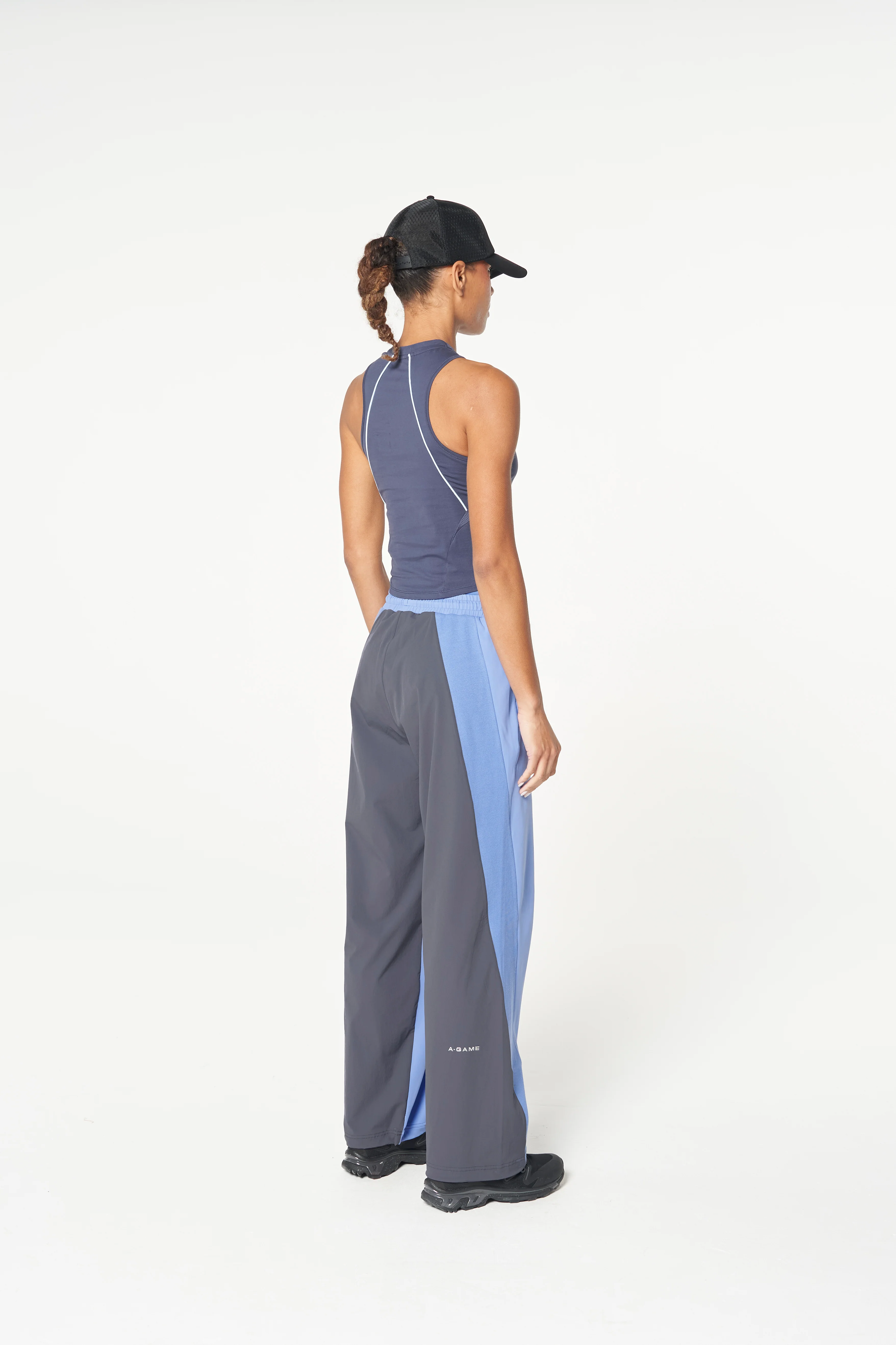 Women's Fitted High Neck Vest - Grey - Image 5