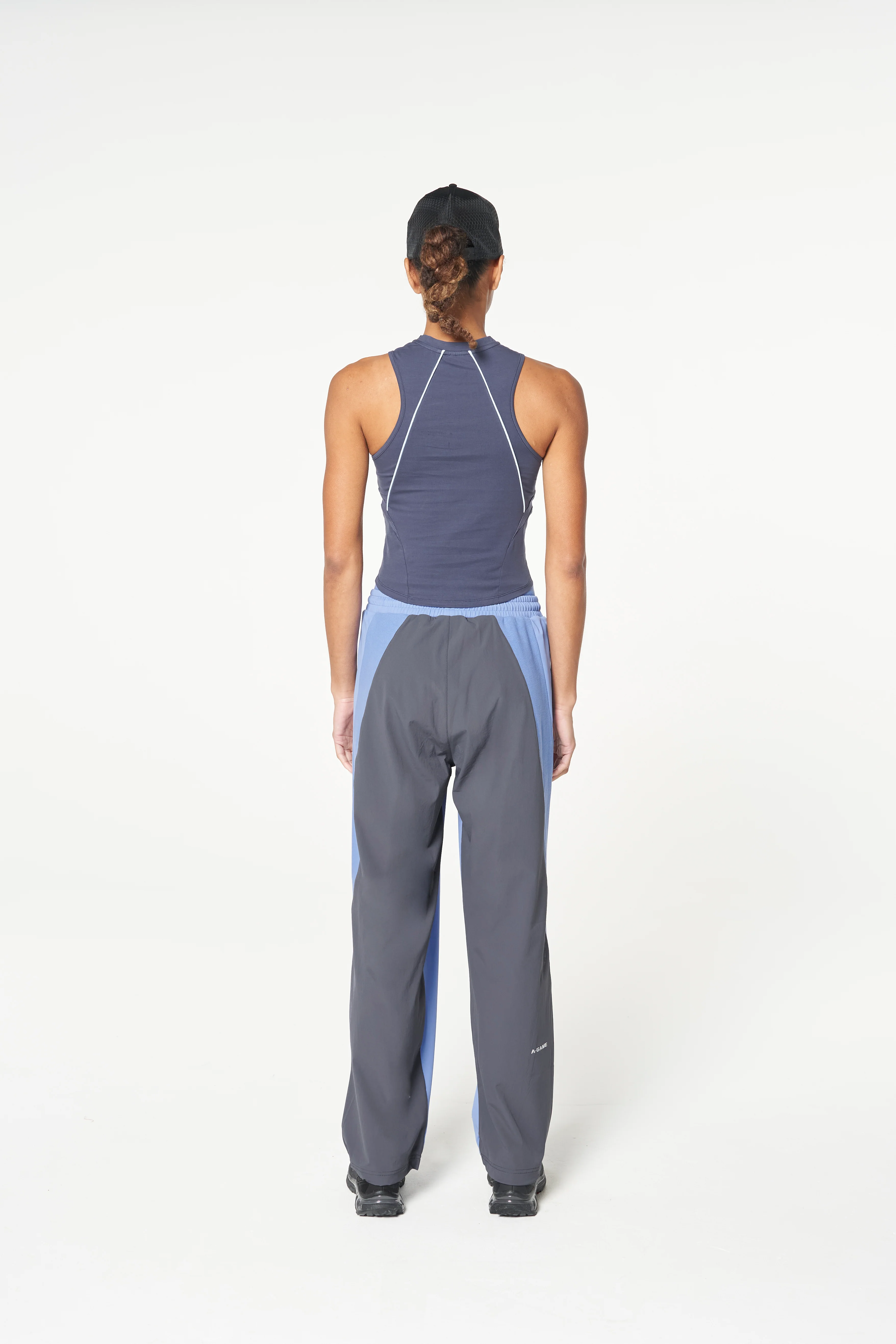 Women's Fitted High Neck Vest - Grey - Image 6