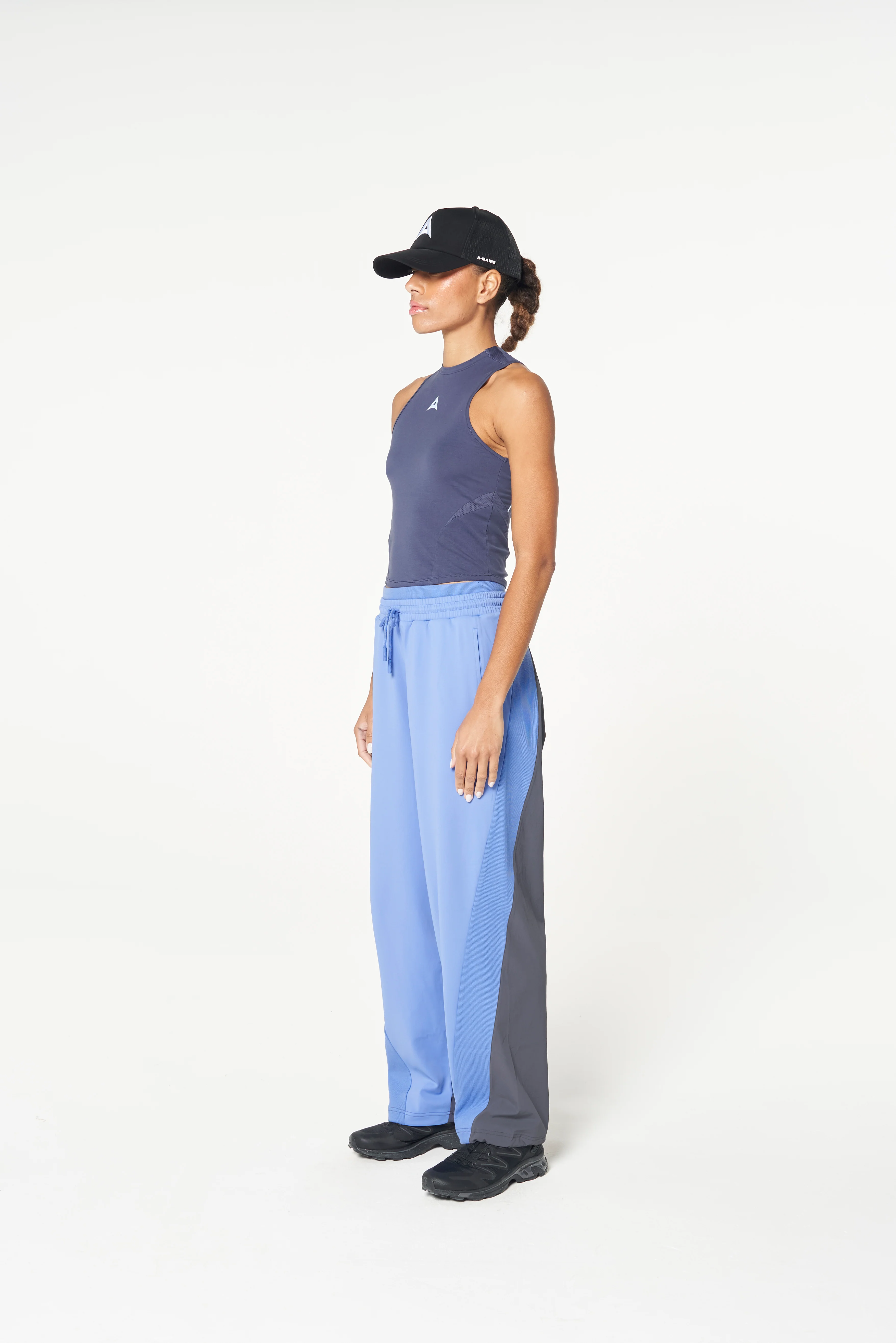 Women's Fitted High Neck Vest - Grey - Image 7