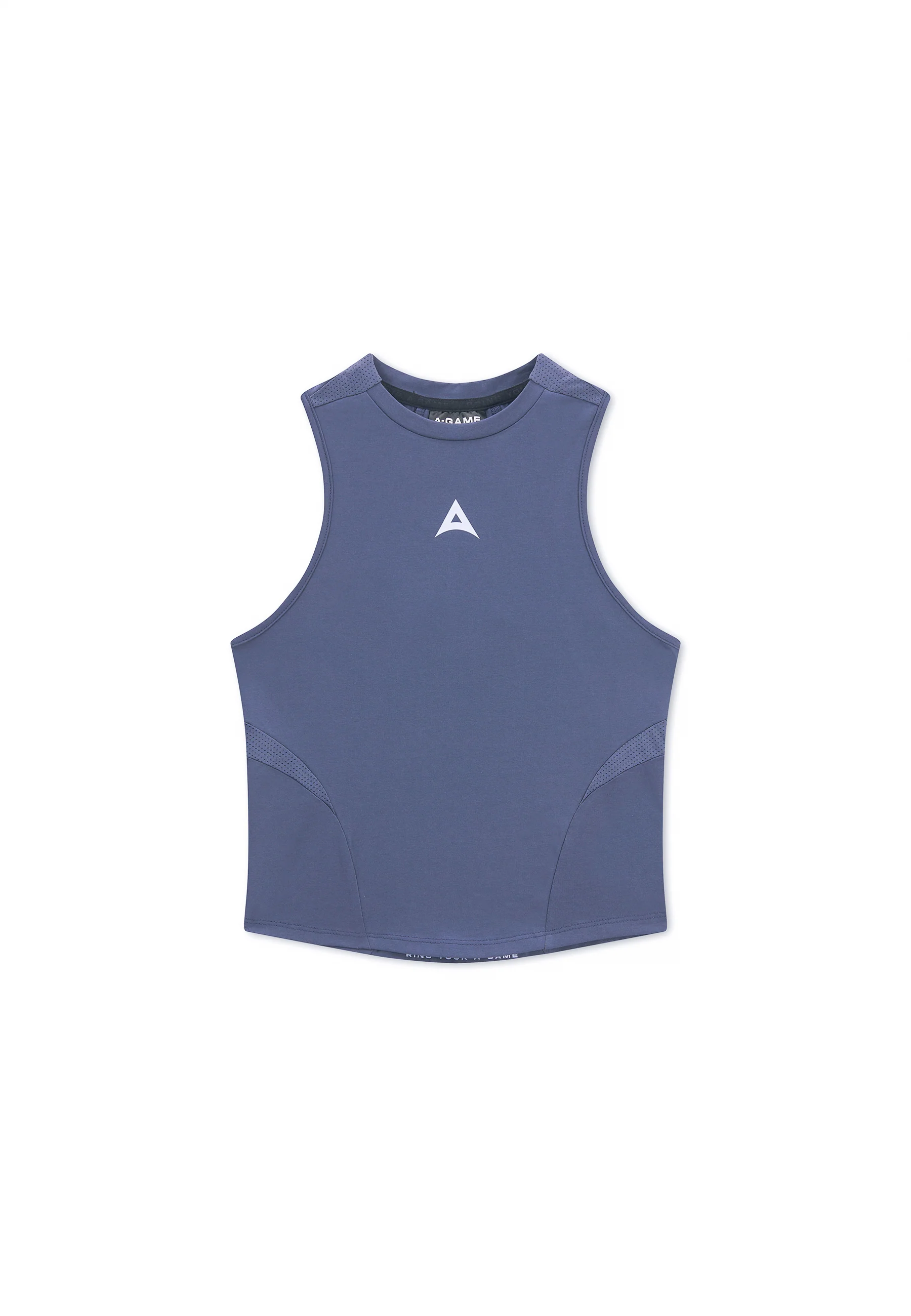 Women's Fitted High Neck Vest - Grey - Image 8