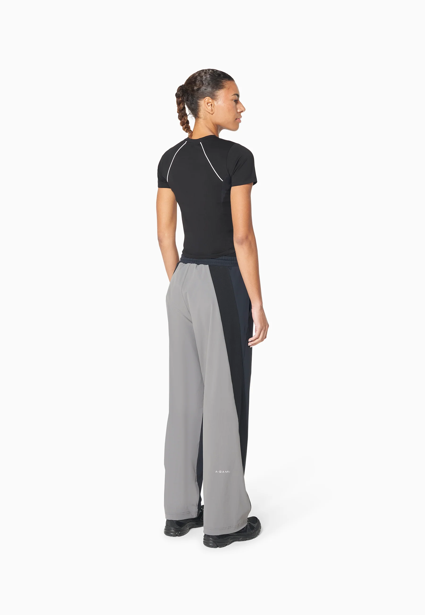 Women's Fitted T-Shirt - Black - Image 6