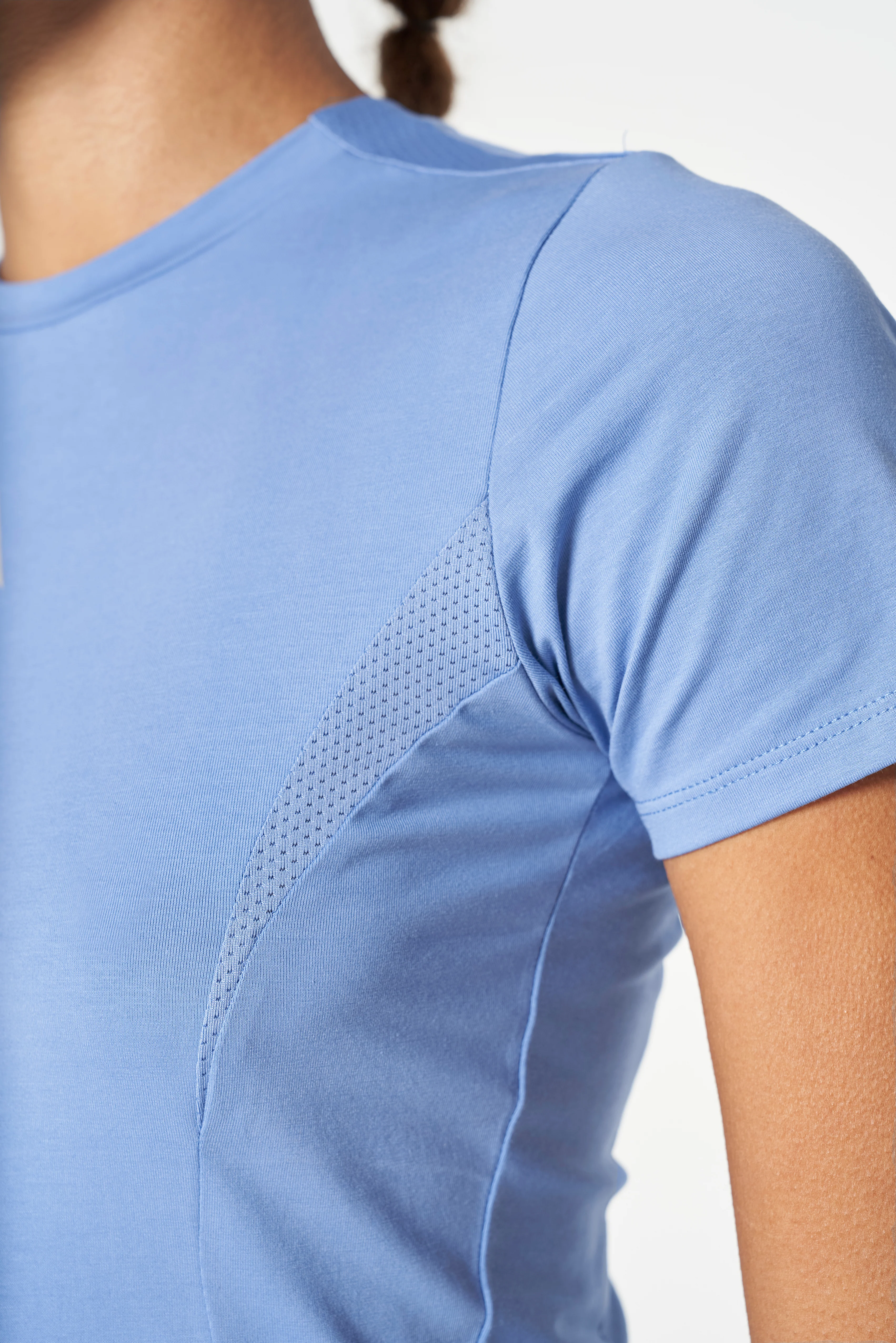 Women's Fitted T-Shirt - Cornflower - Image 3