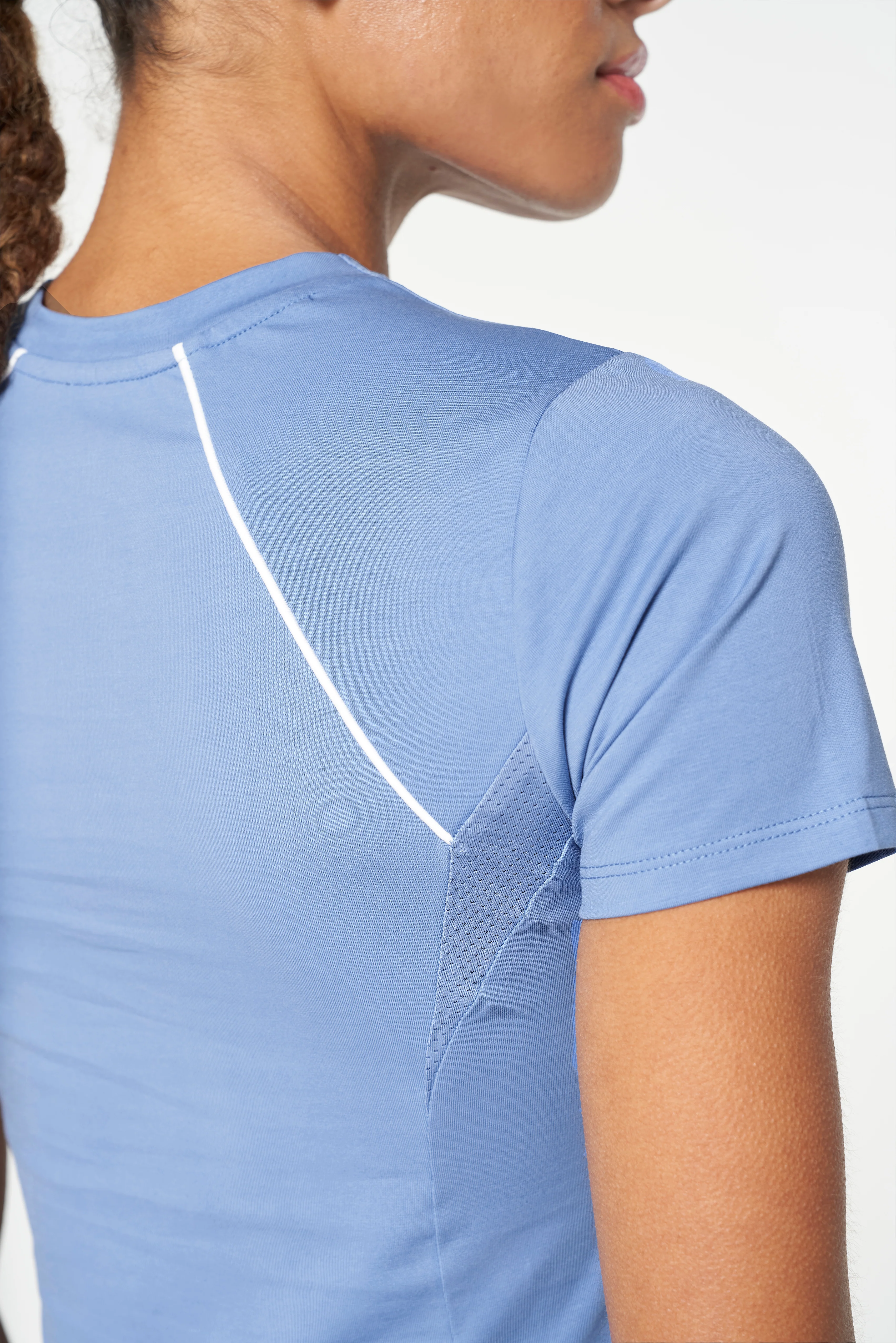 Women's Fitted T-Shirt - Cornflower - Image 4