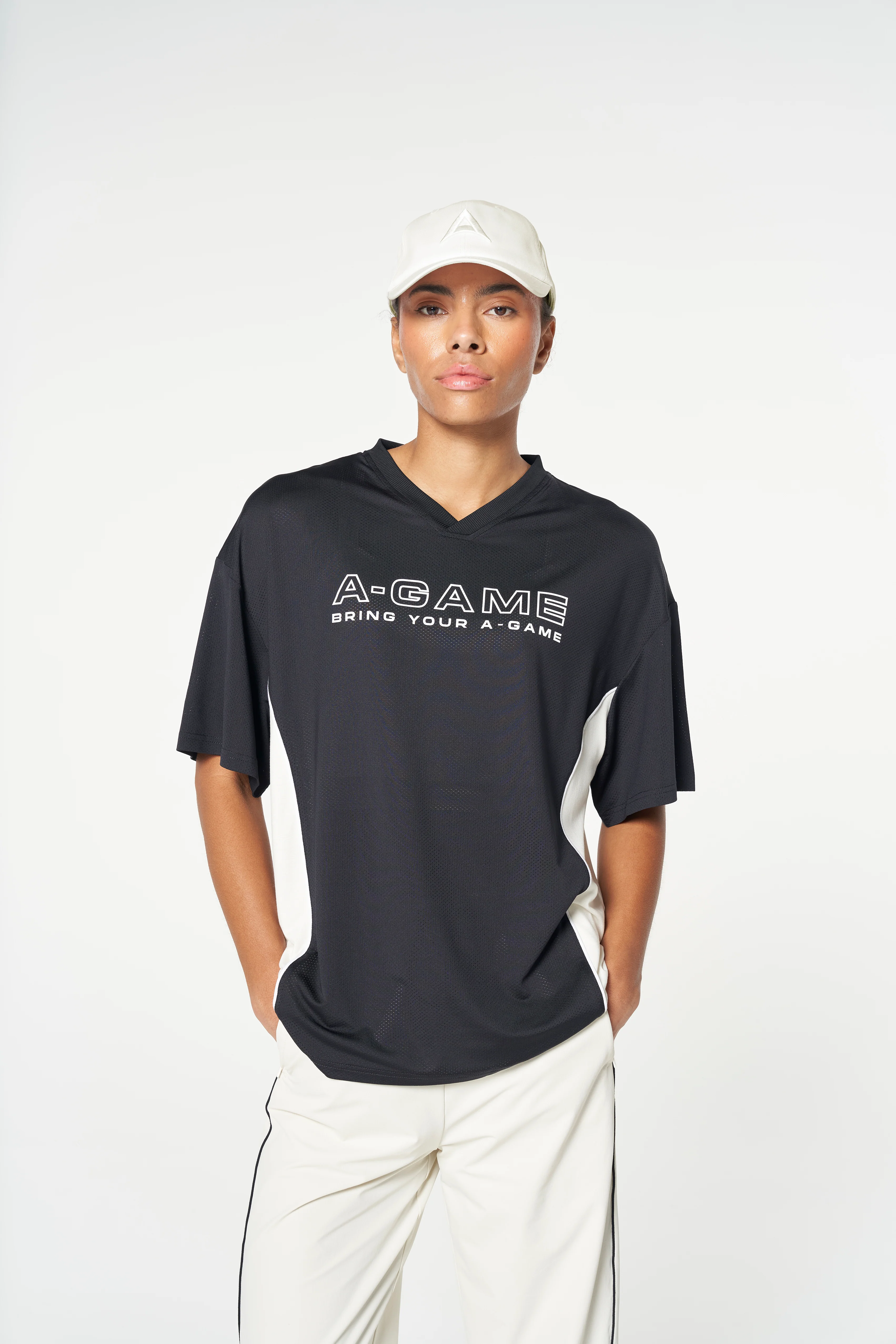 Women's Football T-Shirt - Black - Image 3