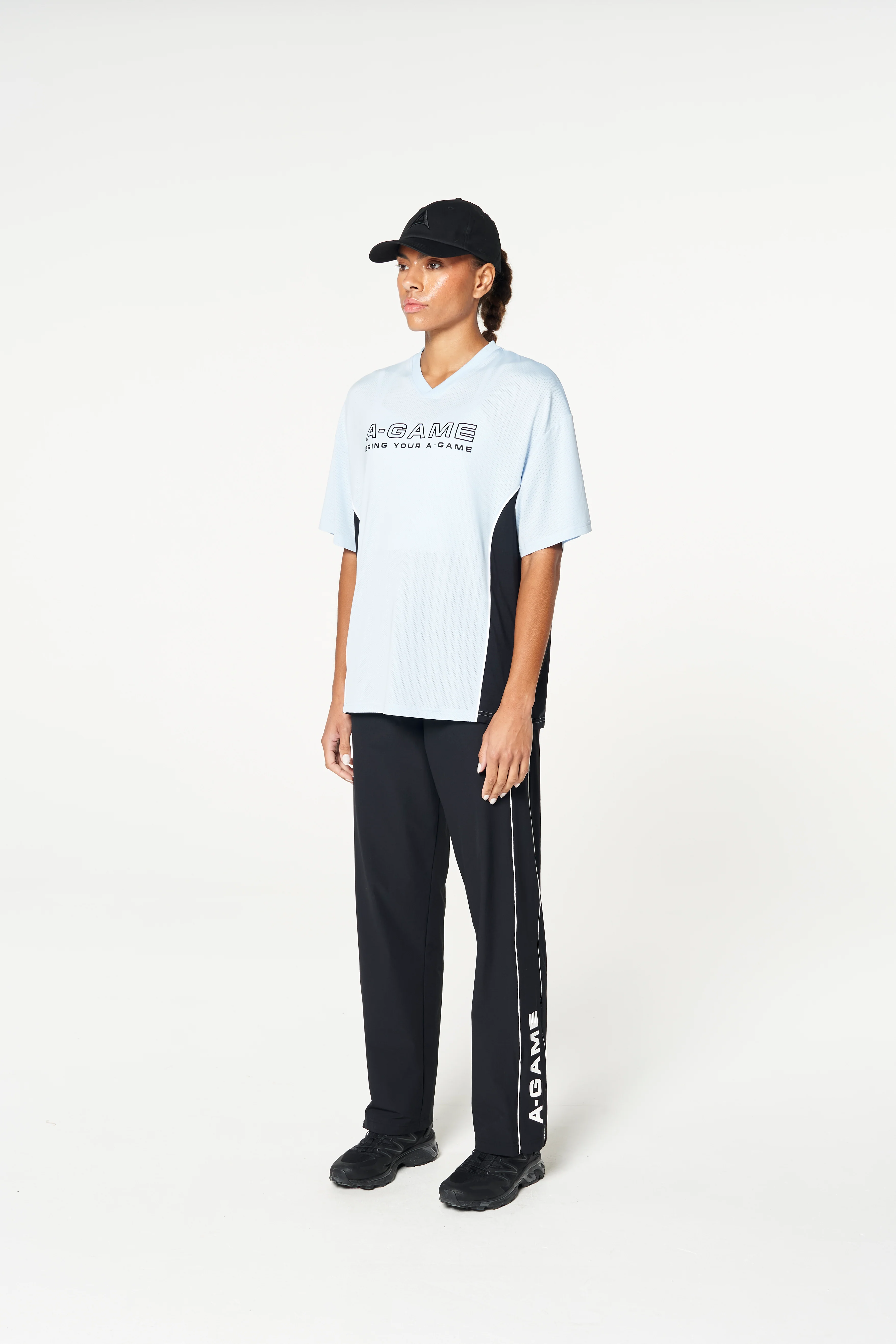 Women's Football T-Shirt - Pale Blue - Image 4