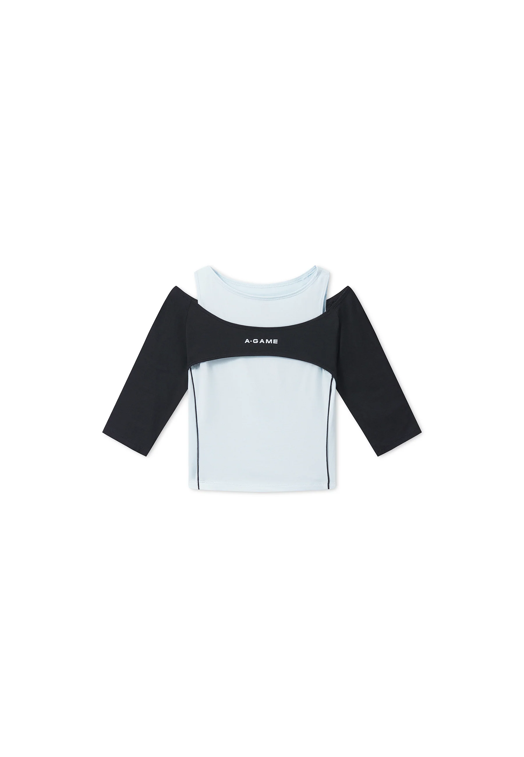 Women's Layered Tank - Pale Blue - Image 7
