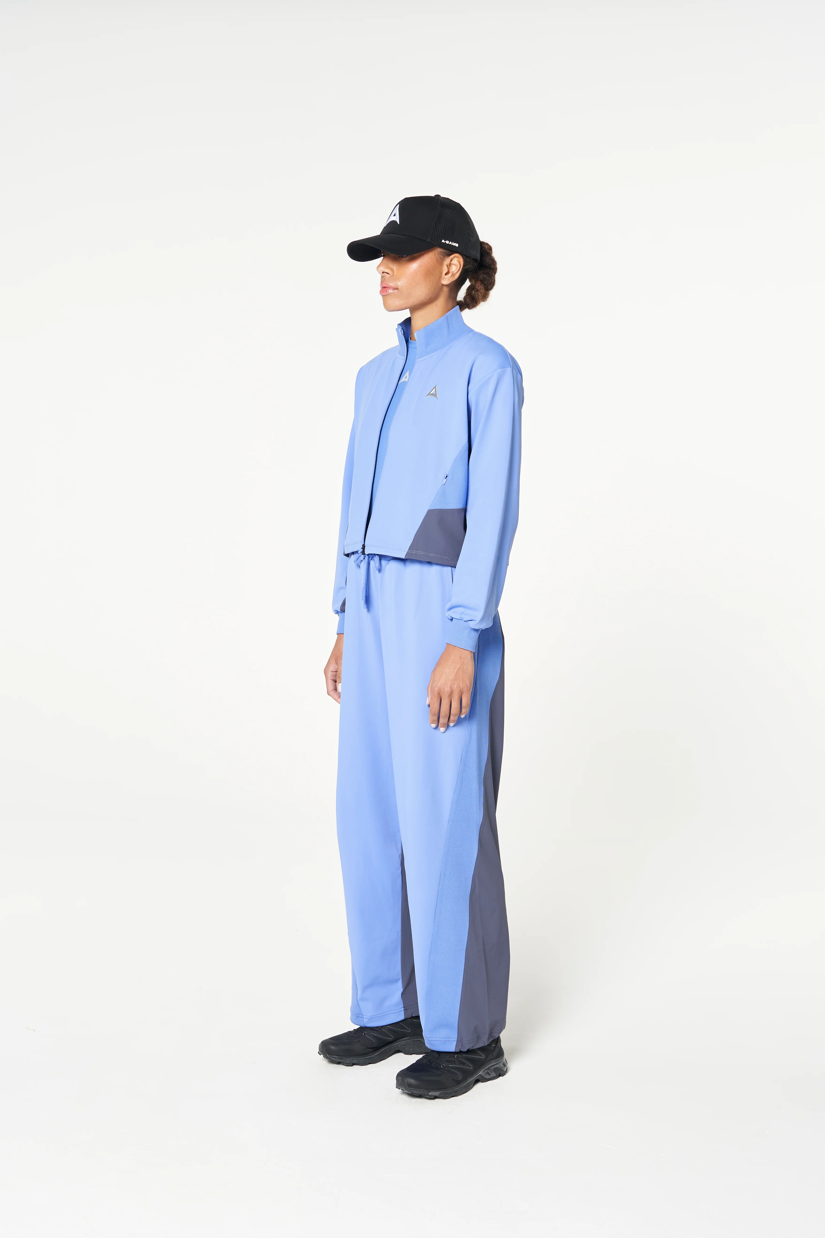 Women's Oversized Track Pants - Cornflower - Image 4