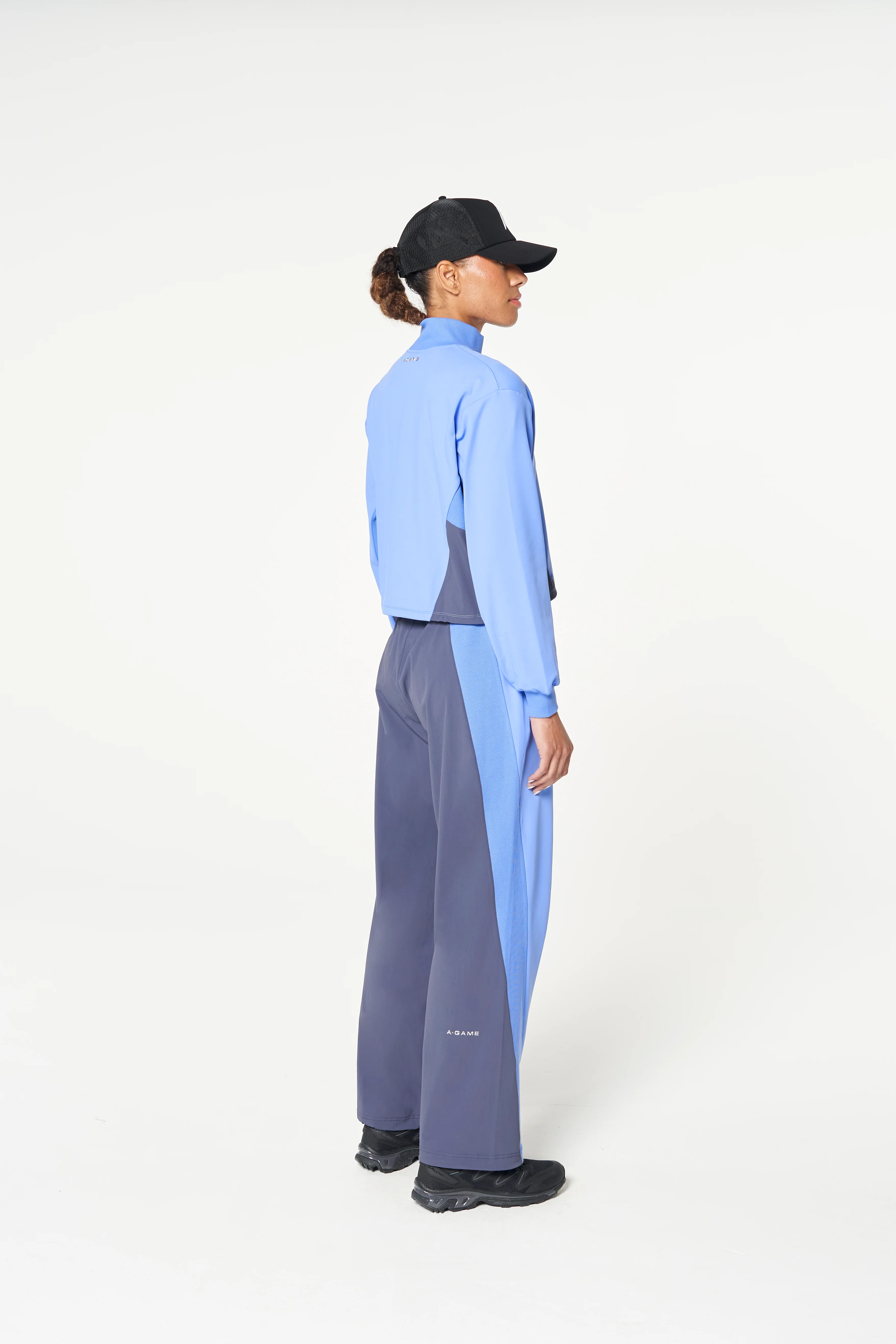 Women's Oversized Track Pants - Cornflower - Image 5