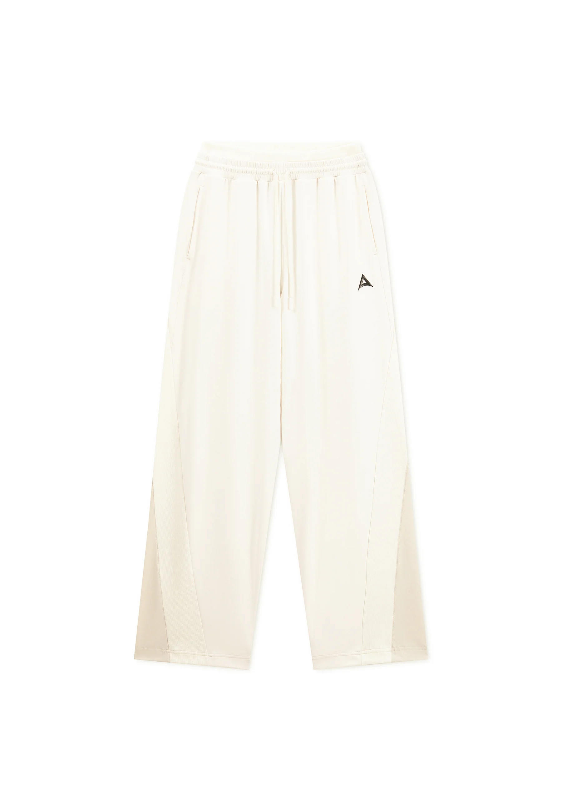 Women's Oversized Track Pants - Ecru - Image 8