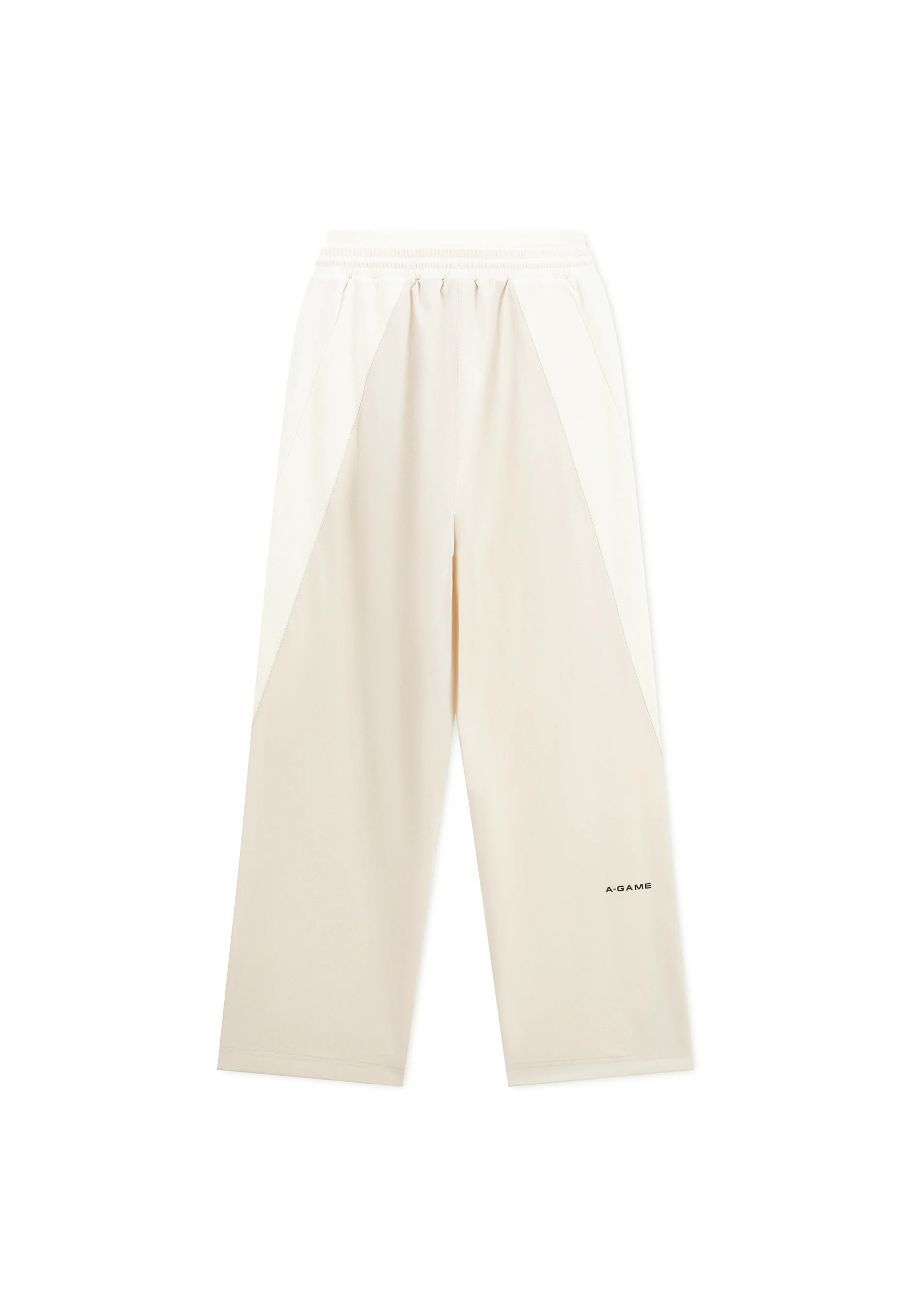 Women's Oversized Track Pants - Ecru - Image 9