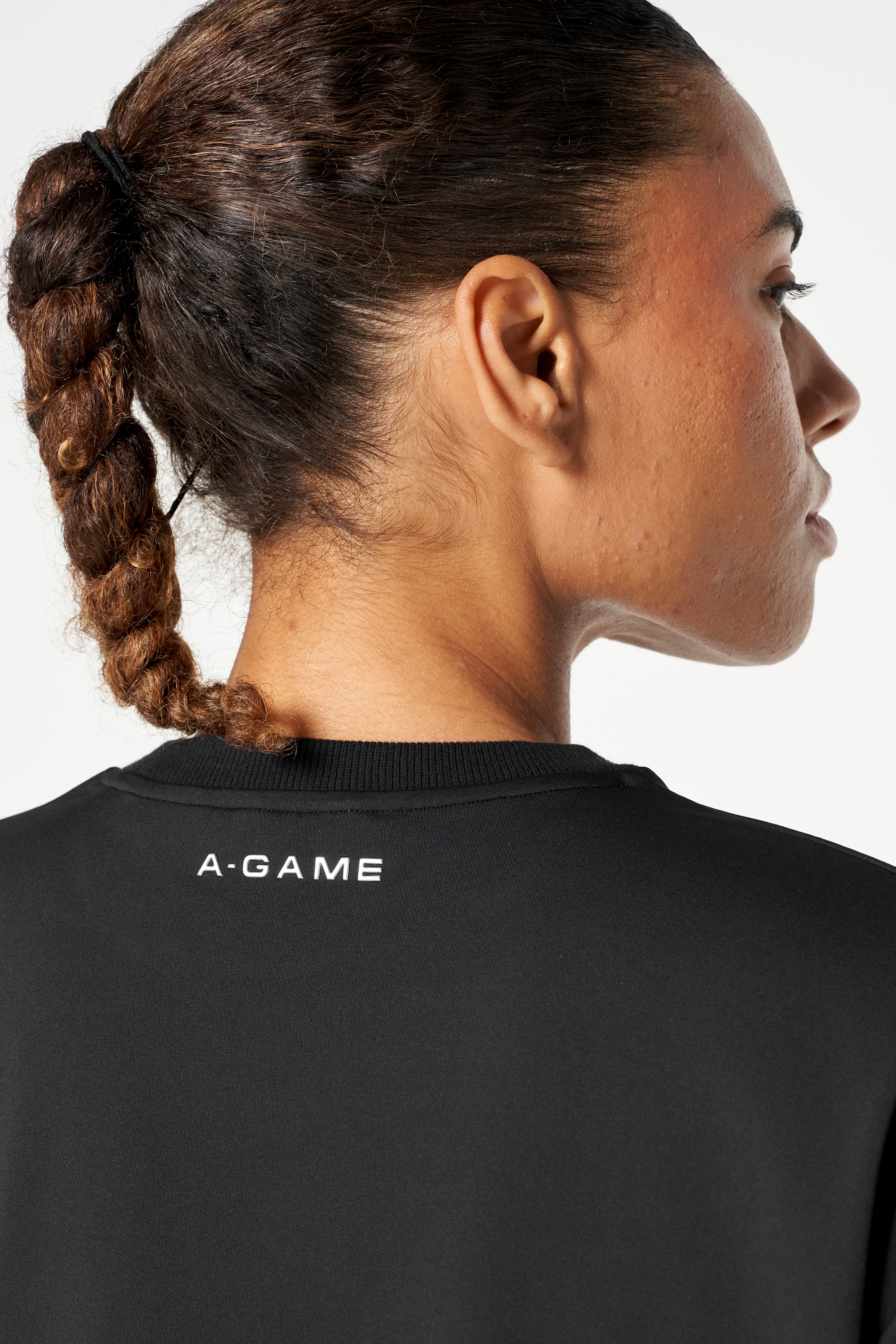 Women's Oversized Track Sweater - Black - Image 6