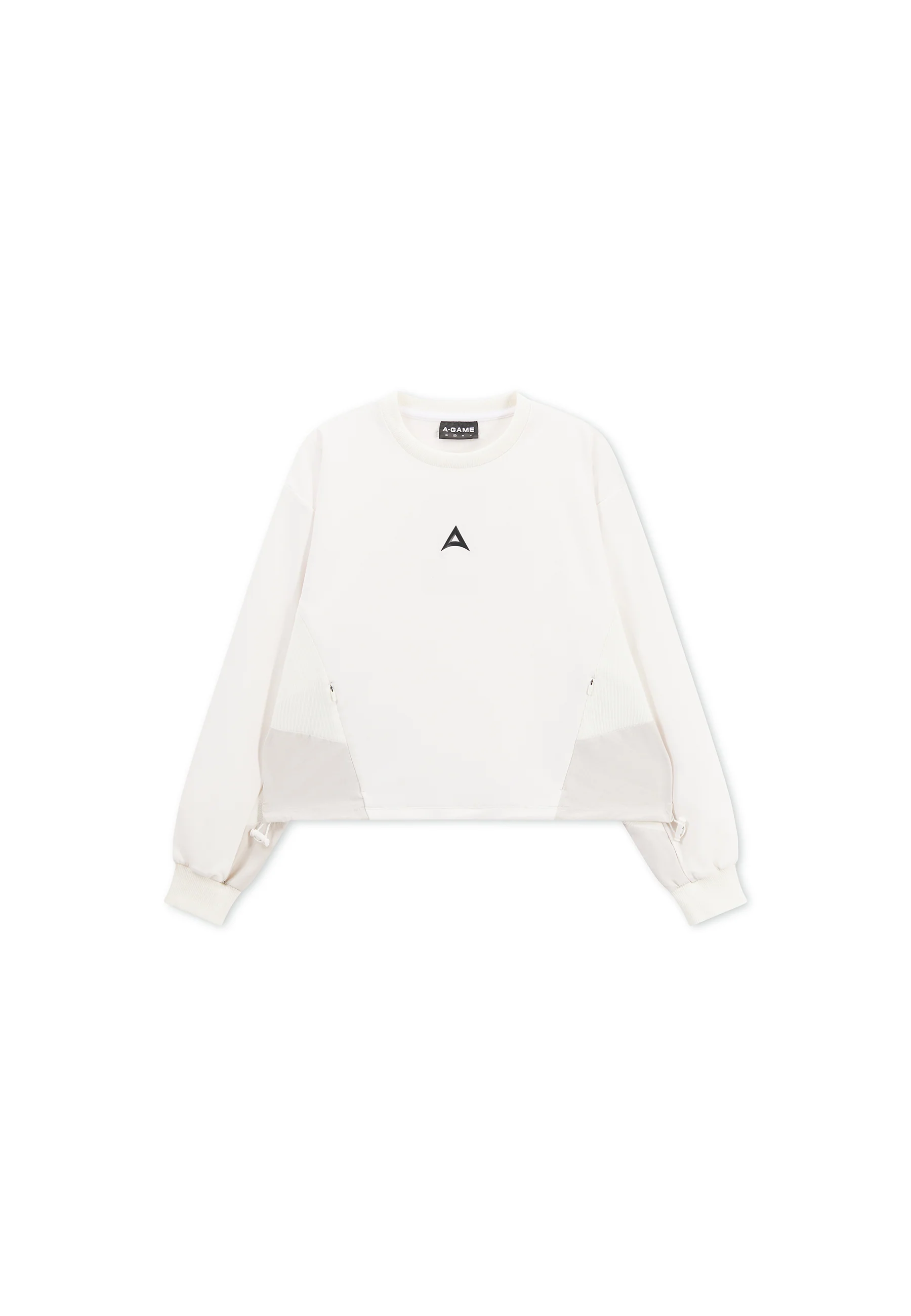 Women's Oversized Track Sweater - Ecru - Image 10