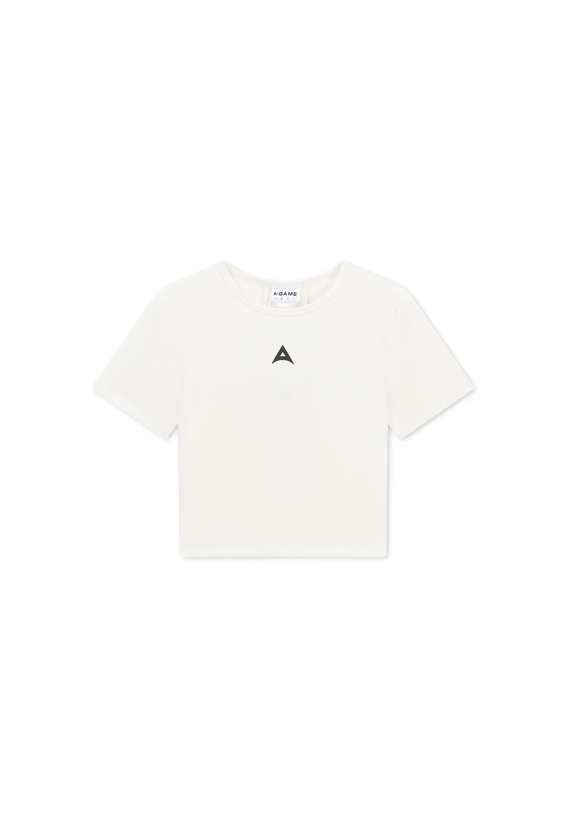 Women's Panel Cropped T-Shirt - Ecru - Image 7