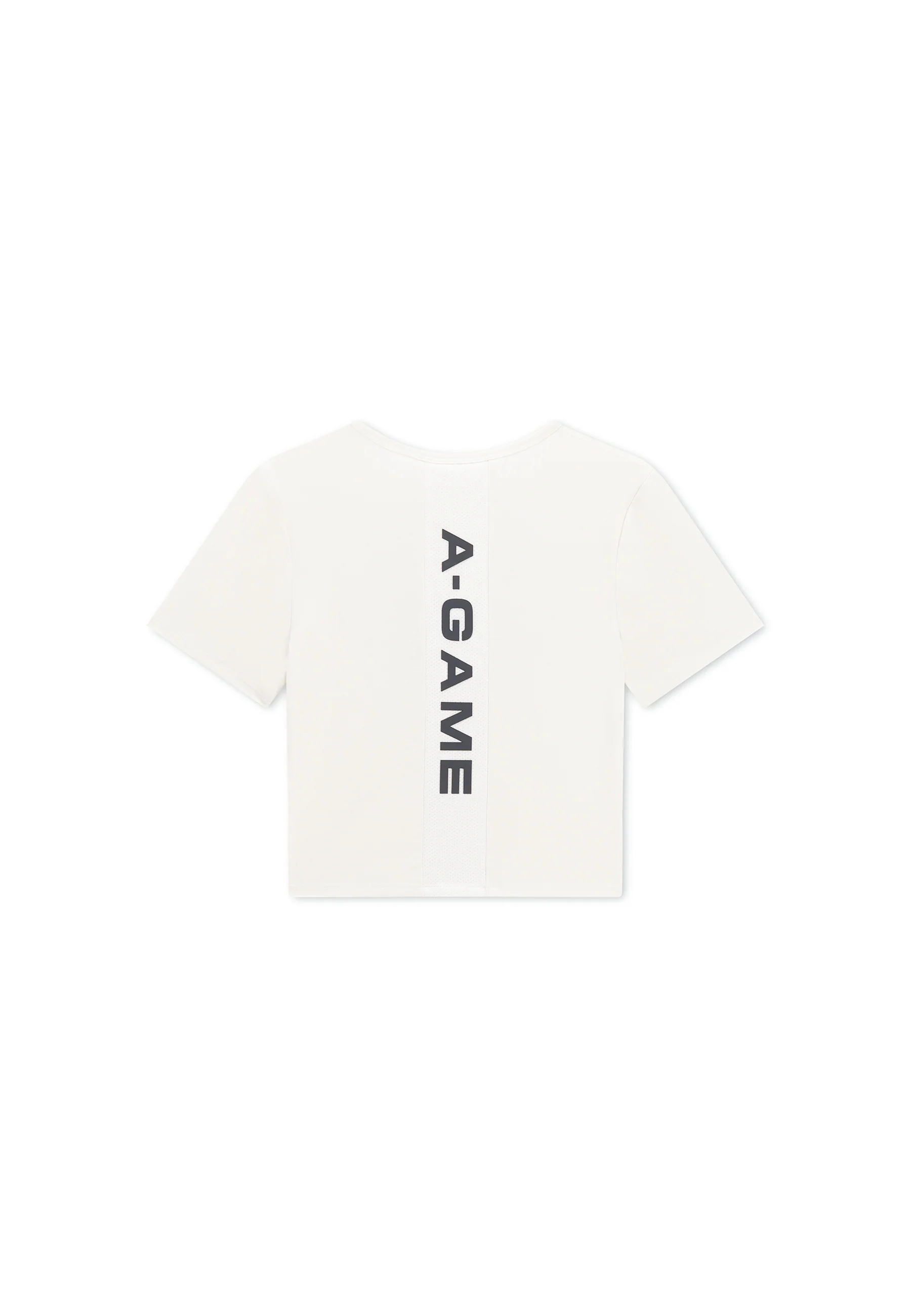 Women's Panel Cropped T-Shirt - Ecru - Image 8