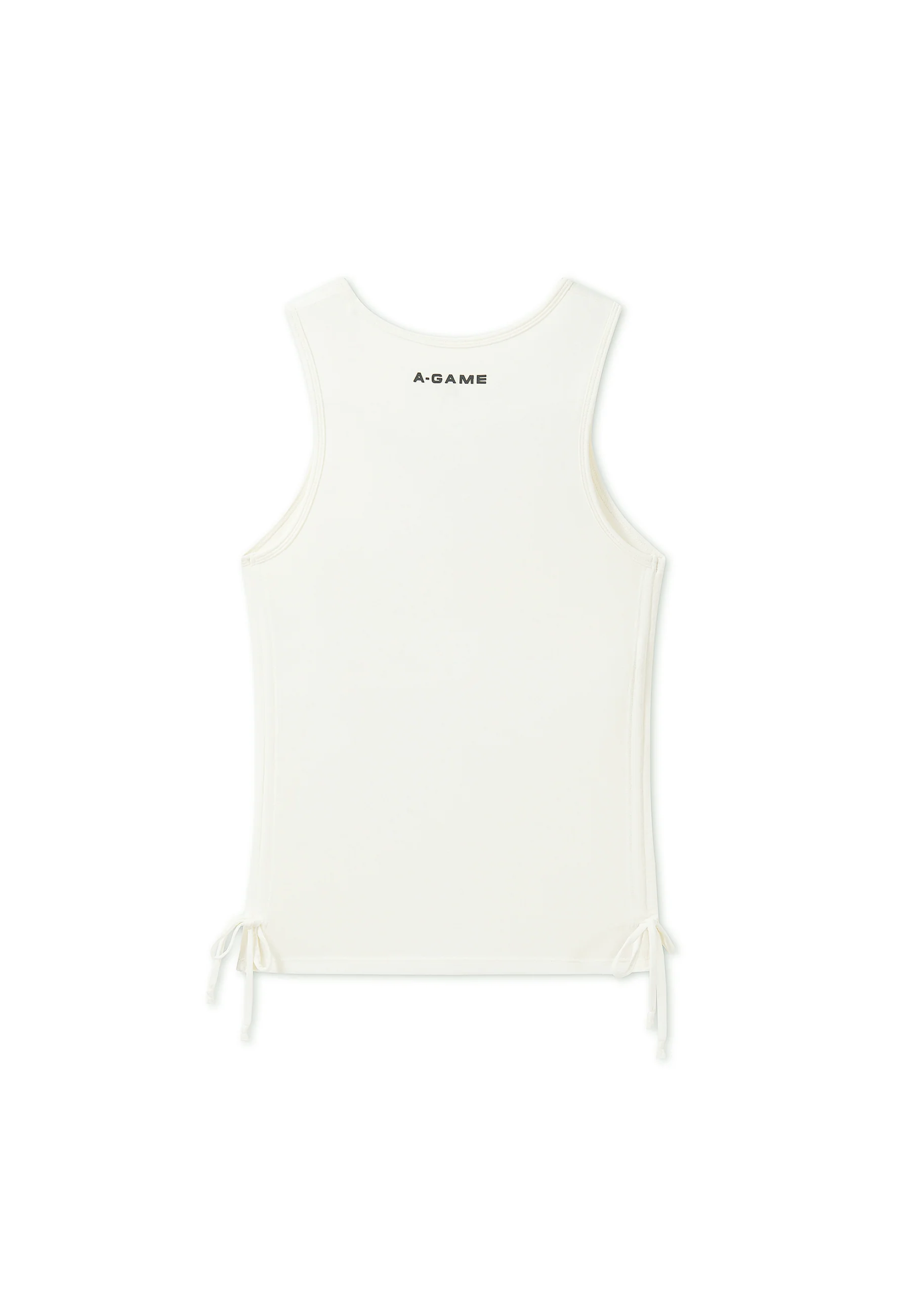 Women's Ruched Side Tank - Ecru - Image 8