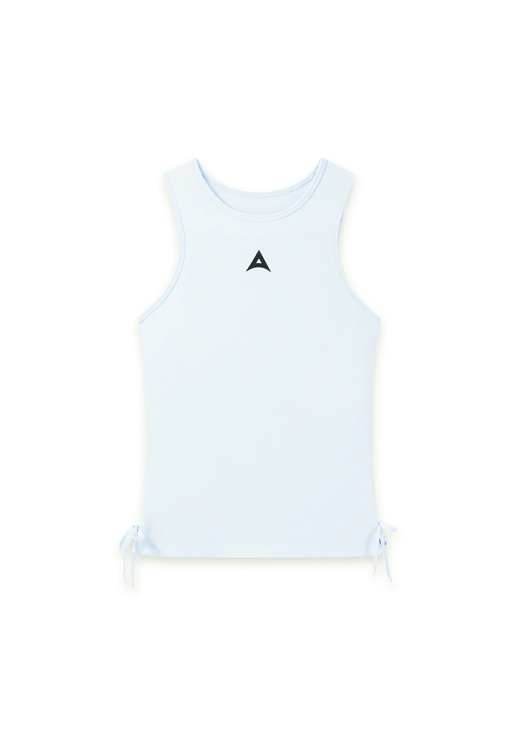 Women's Ruched Side Tank - Pale Blue - Image 9