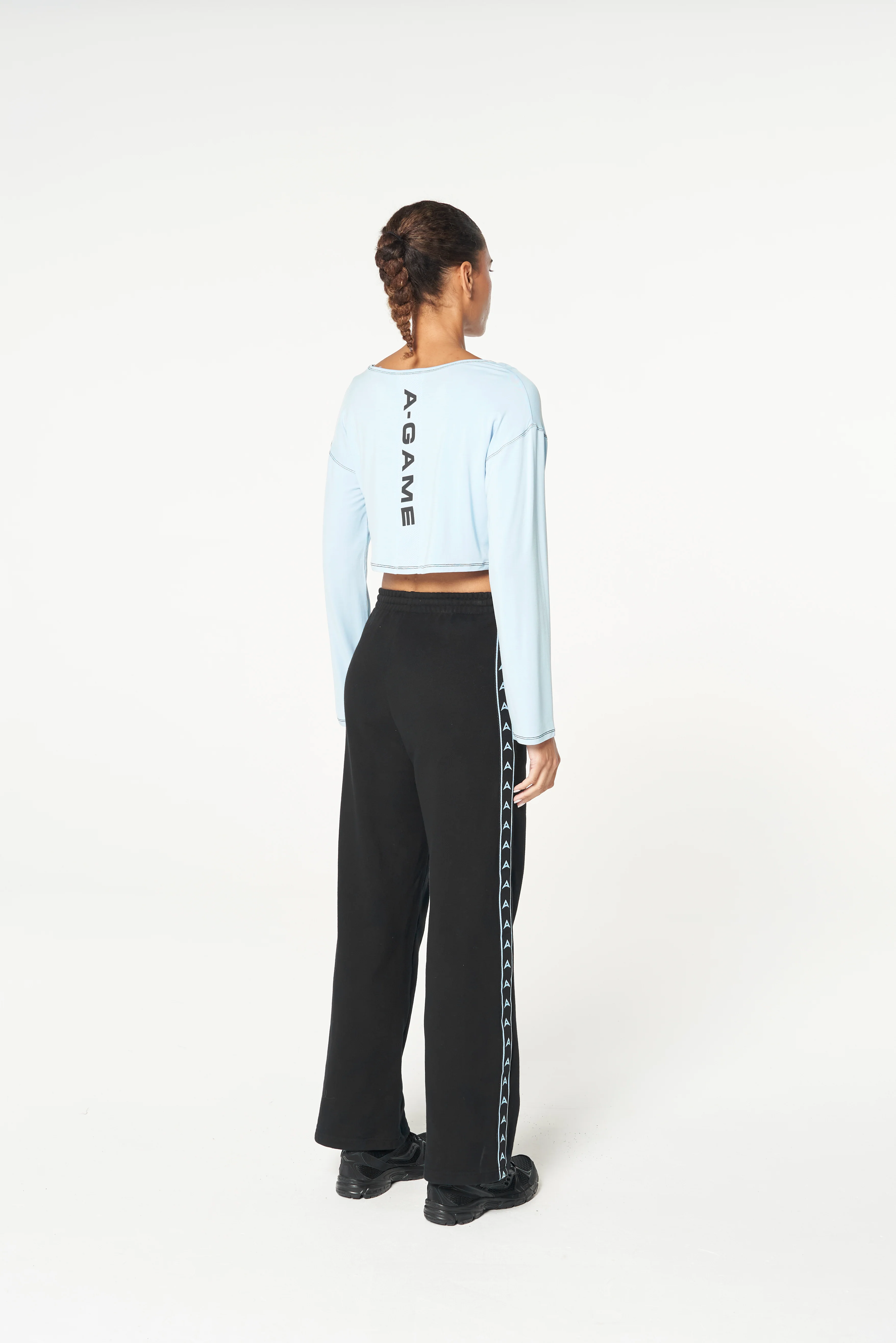 Women's Wide Sleeve Sweater - Pale Blue - Image 5