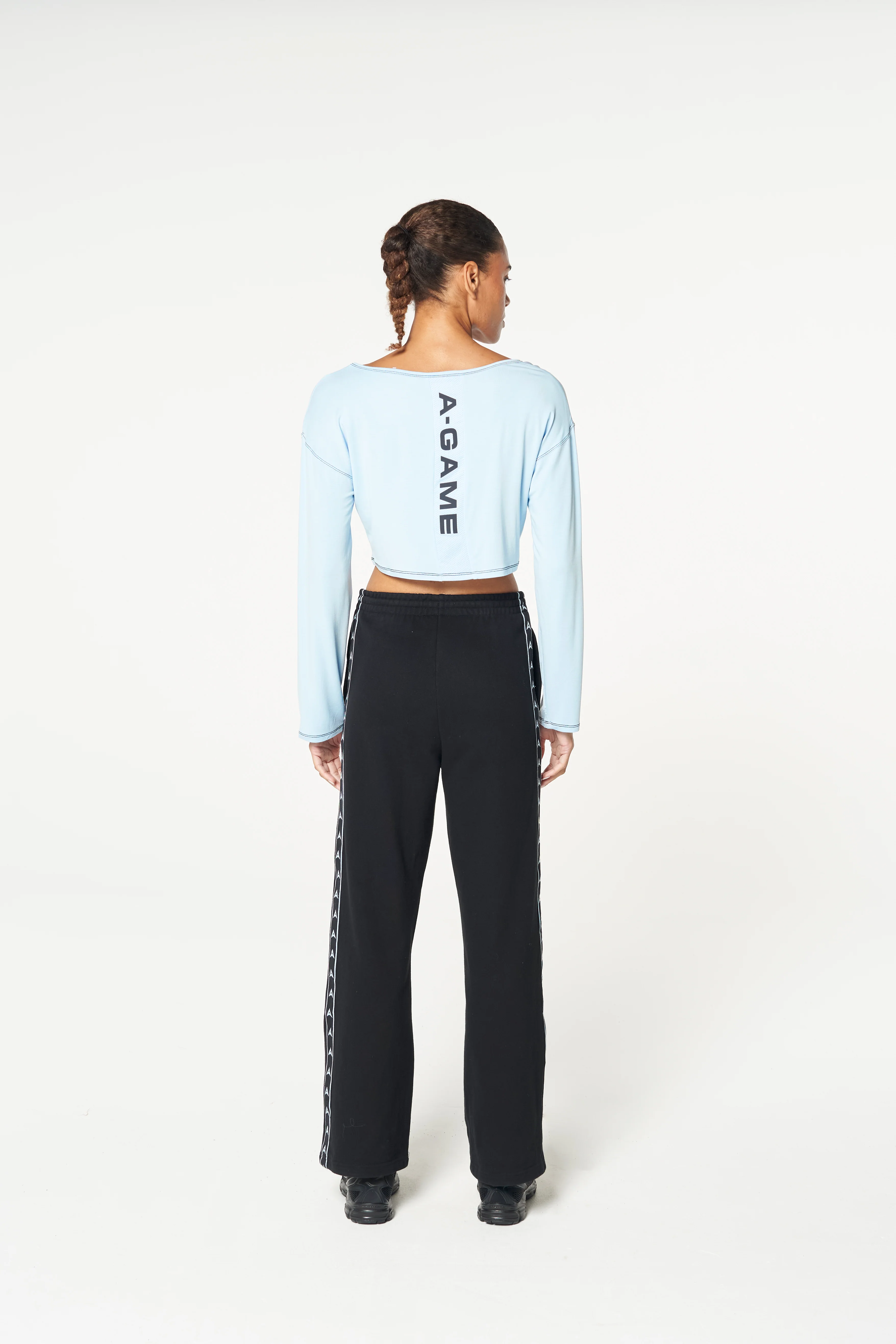 Women's Wide Sleeve Sweater - Pale Blue - Image 6