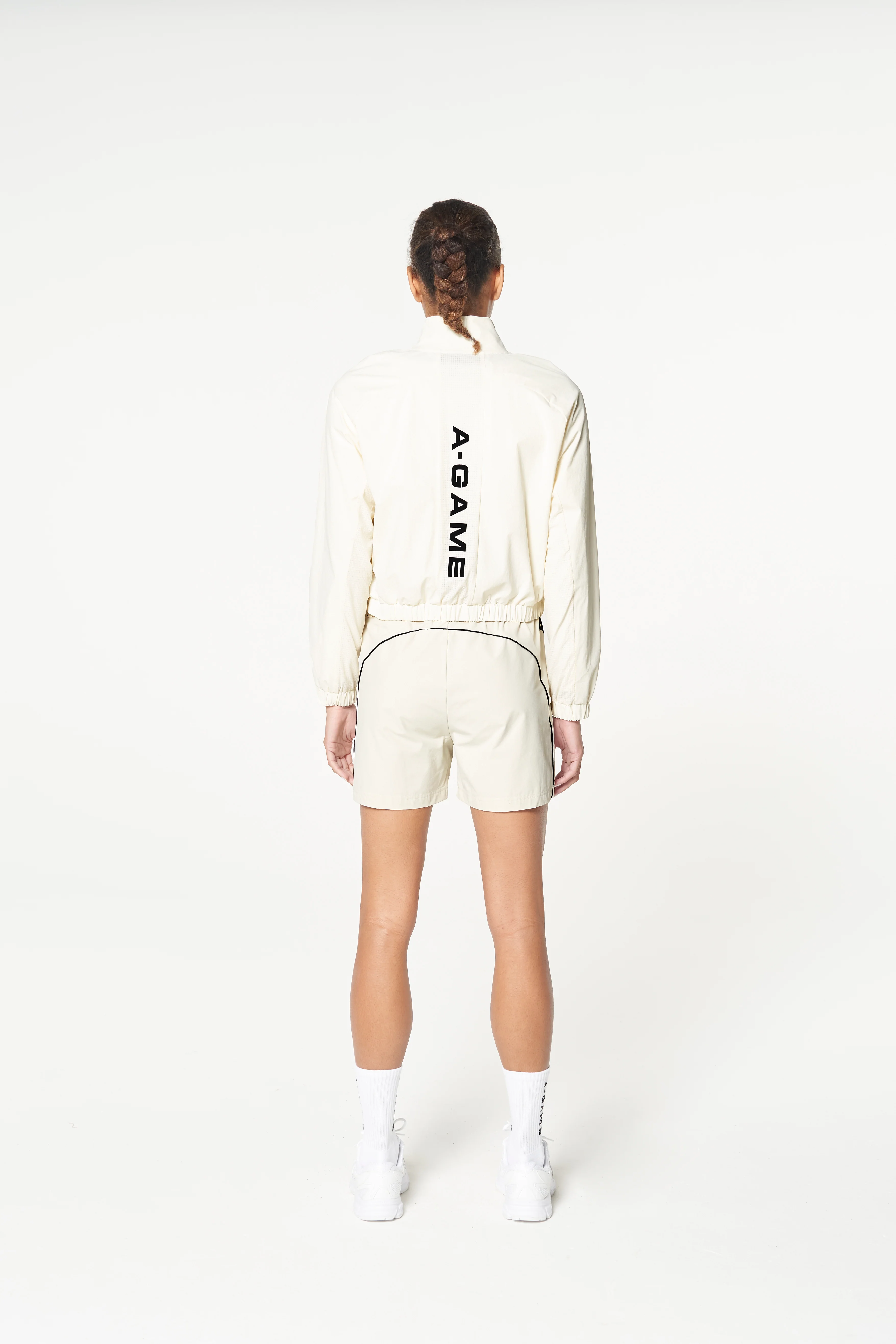 Women's Woven Jacket - Ecru - Image 8