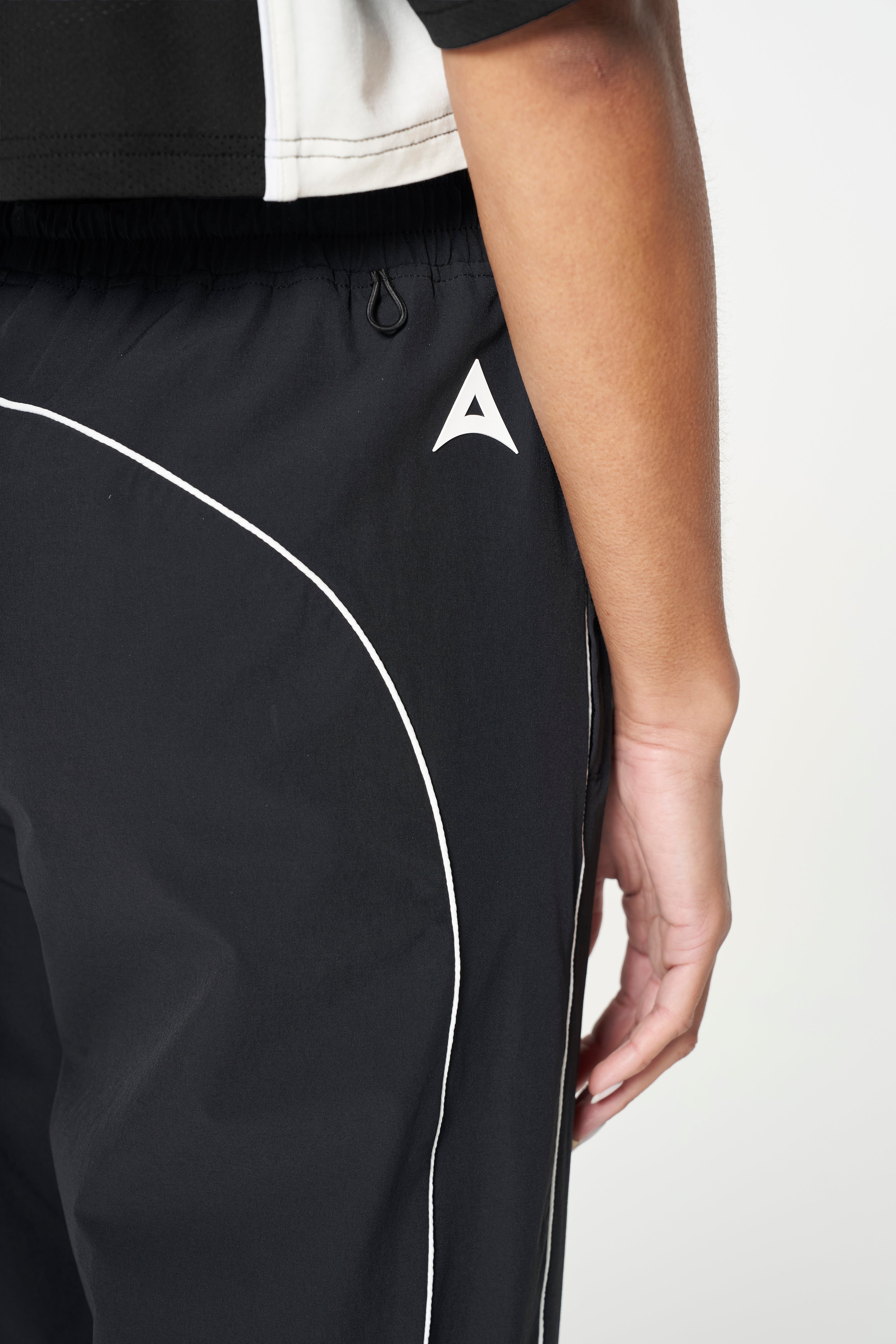 Women's Woven Joggers - Black - Image 3
