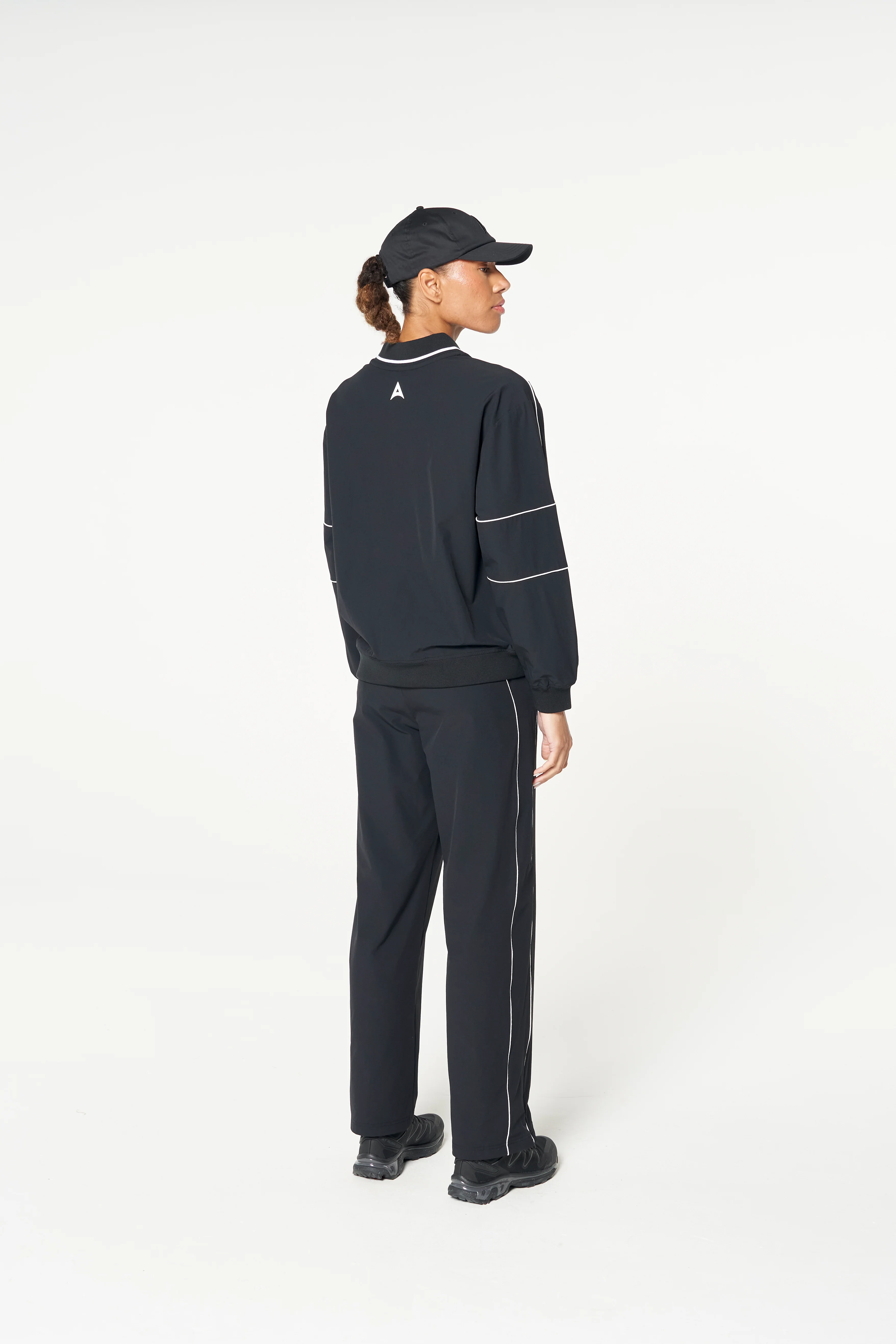 Women's Woven Joggers - Black - Image 7