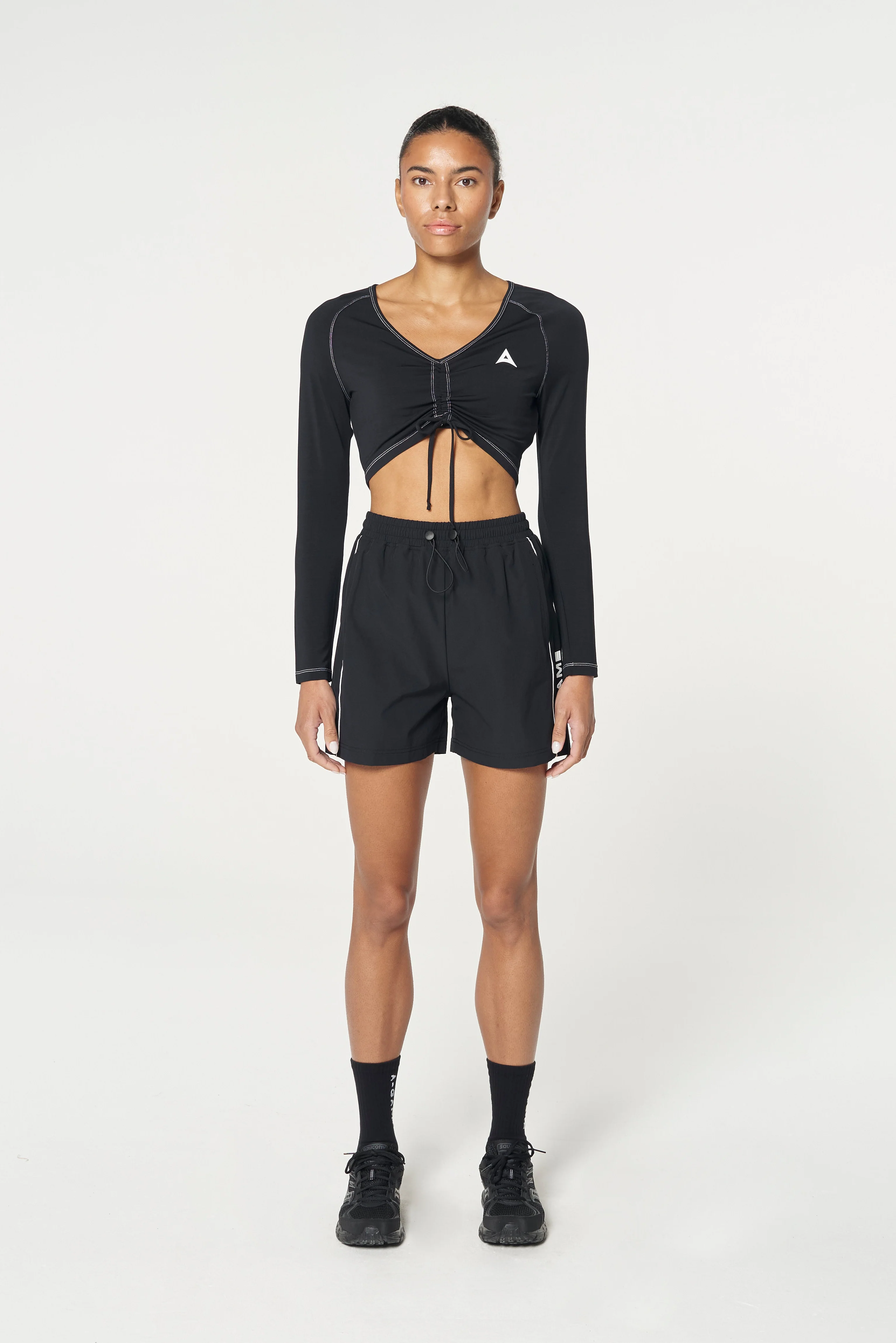 Women's Woven Shorts - Black