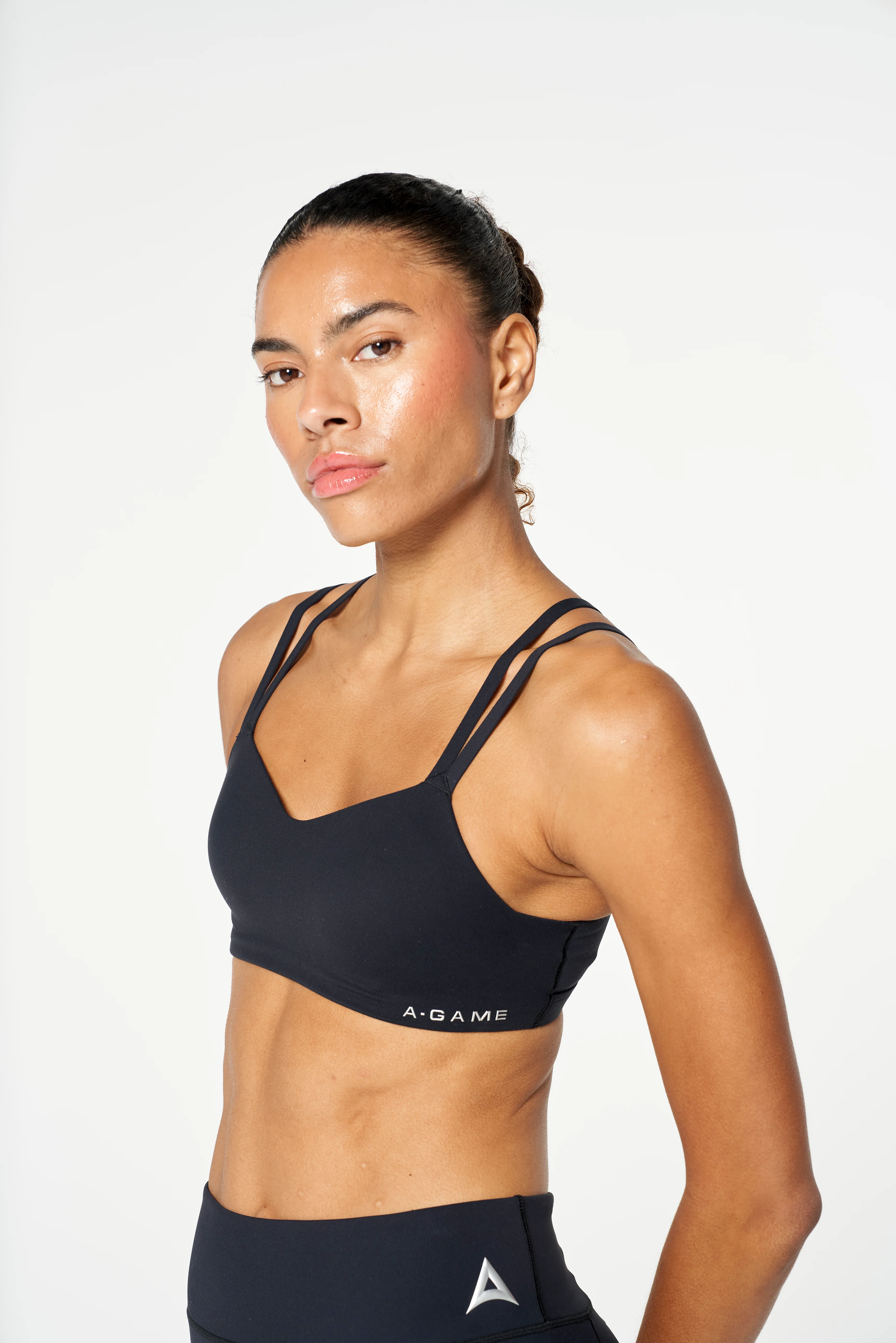 Women's Light Support Sports Bra - Black - Image 3
