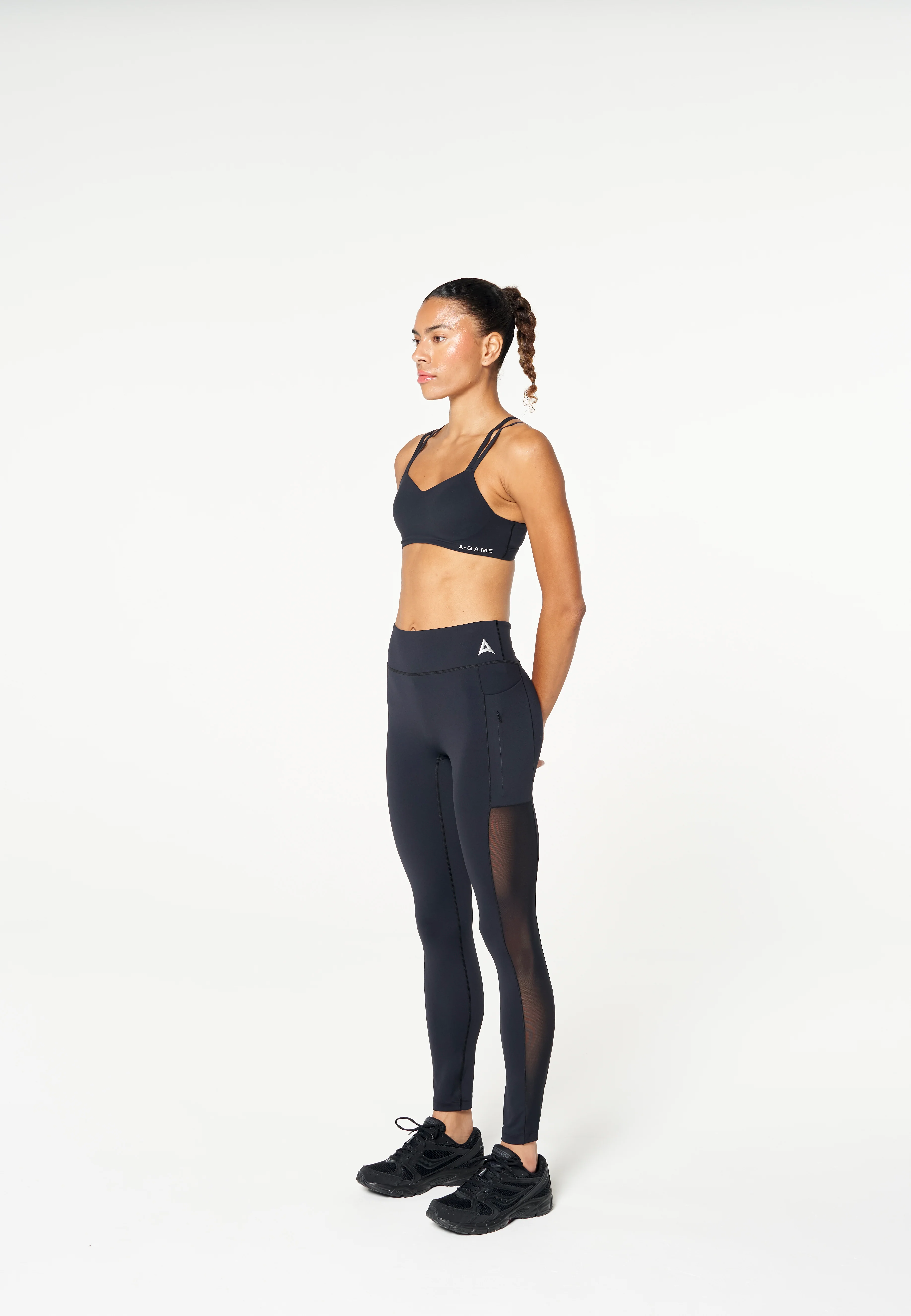 Women's Light Support Sports Bra - Black - Image 4