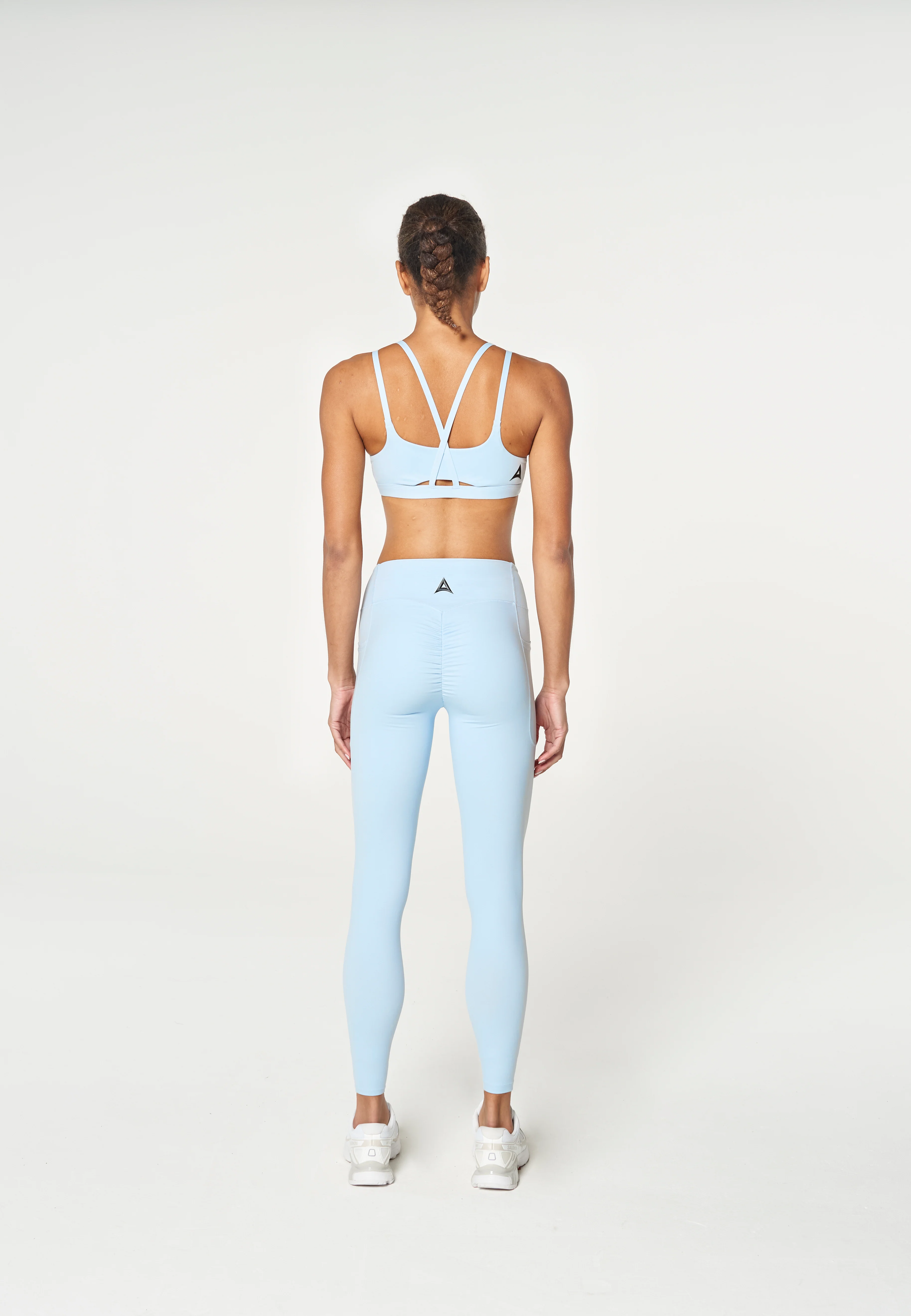 Women's Light Support Sports Bra - Pale Blue - Image 6