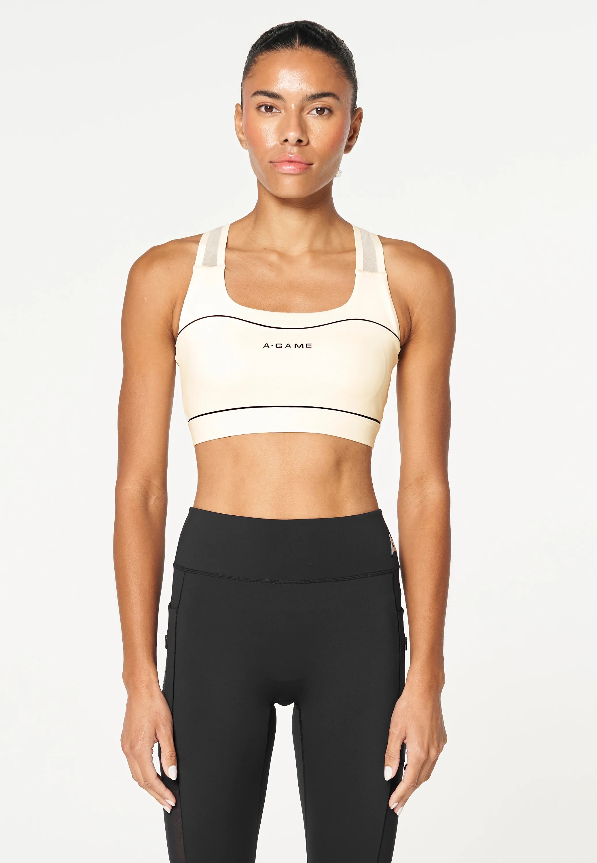 Women's Light Support Sports Bra - Ecru