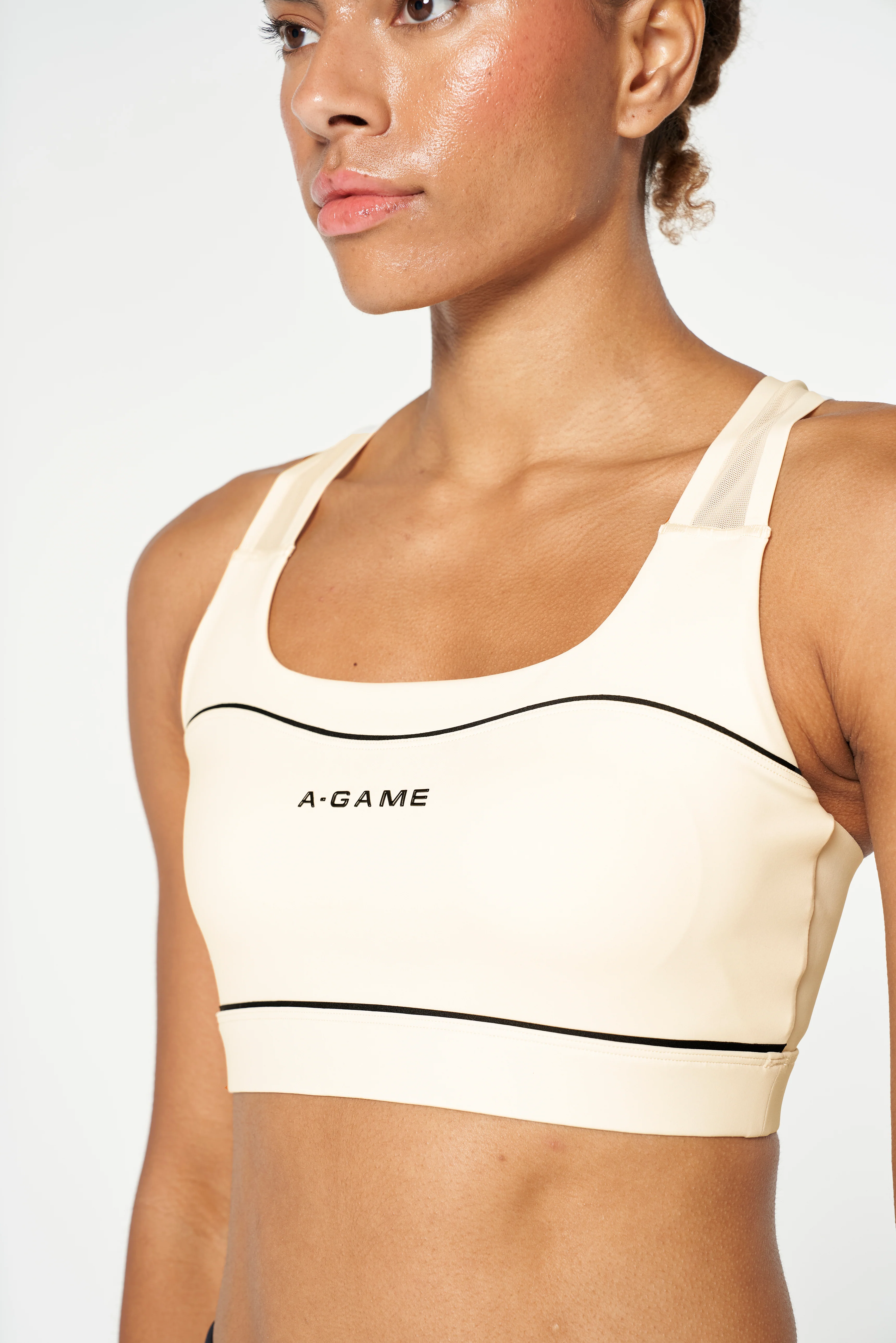 Women's Light Support Sports Bra - Ecru - Image 3