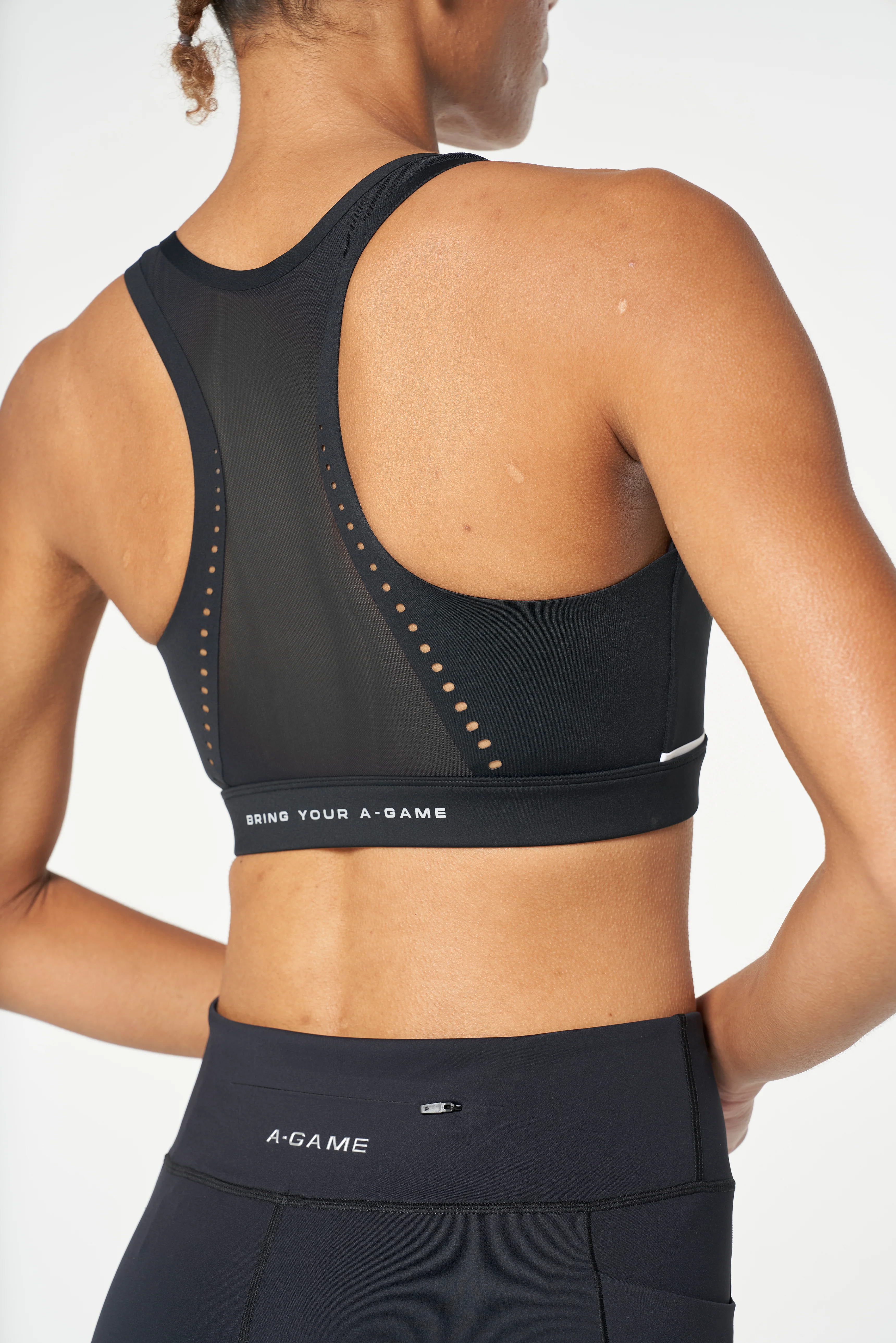 Women's Light Support Sports Bra - Black - Image 2