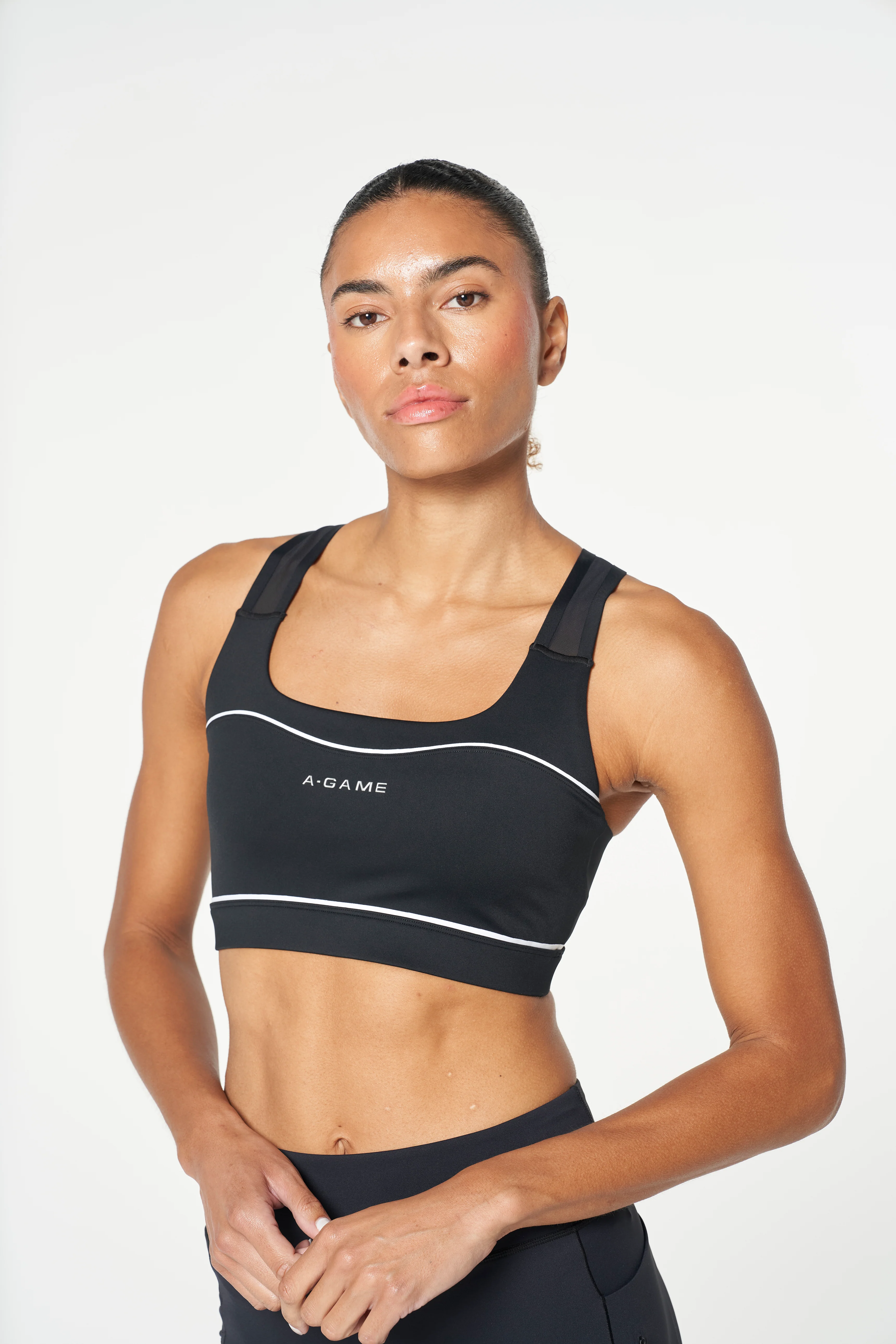 Women's Light Support Sports Bra - Black - Image 3