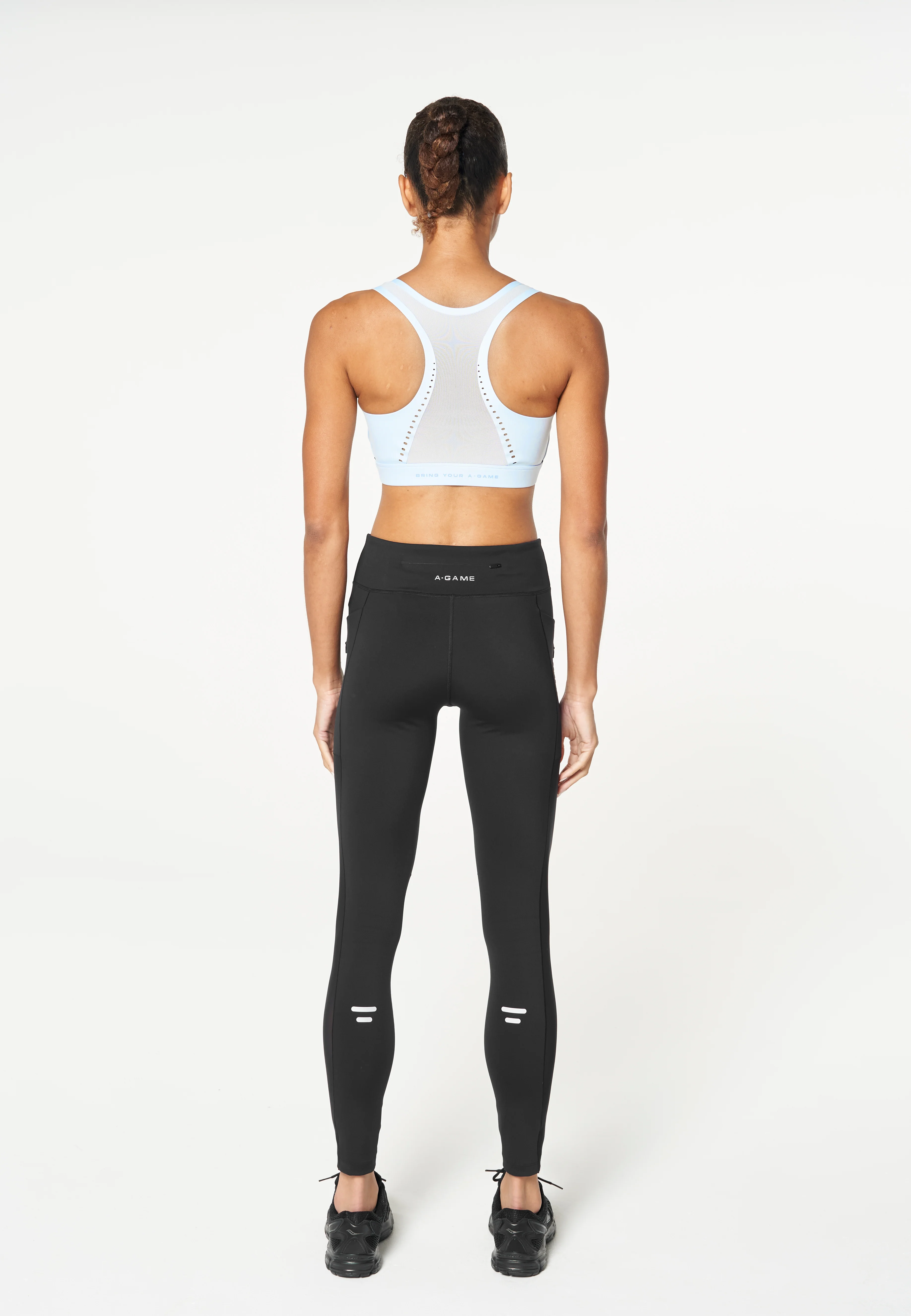 Women's Light Support Sports Bra - Pale Blue - Image 6