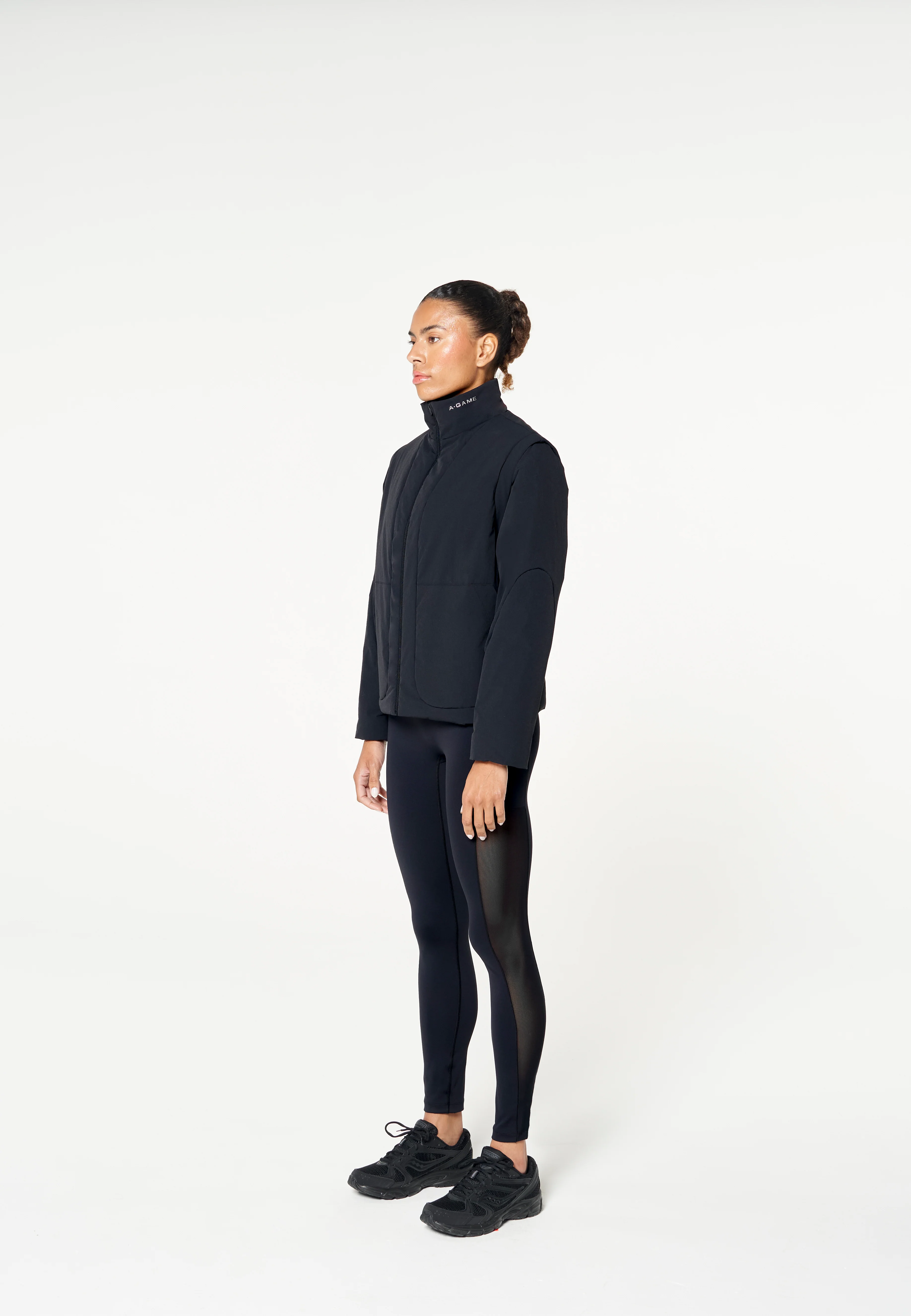 Women's Lightweight Padded Jacket - Black - Image 8