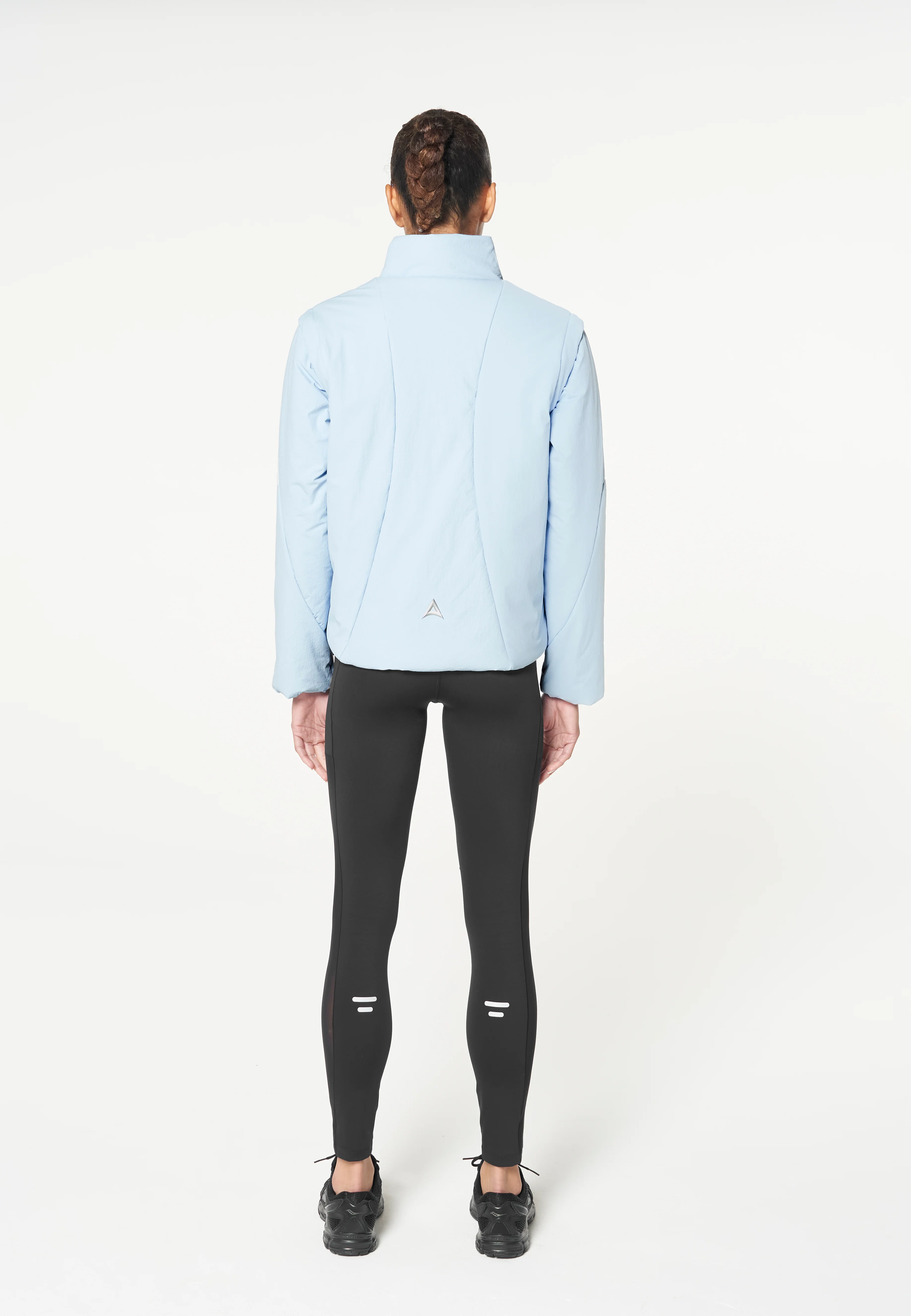 Women's Lightweight Padded Jacket - Pale Blue - Image 10